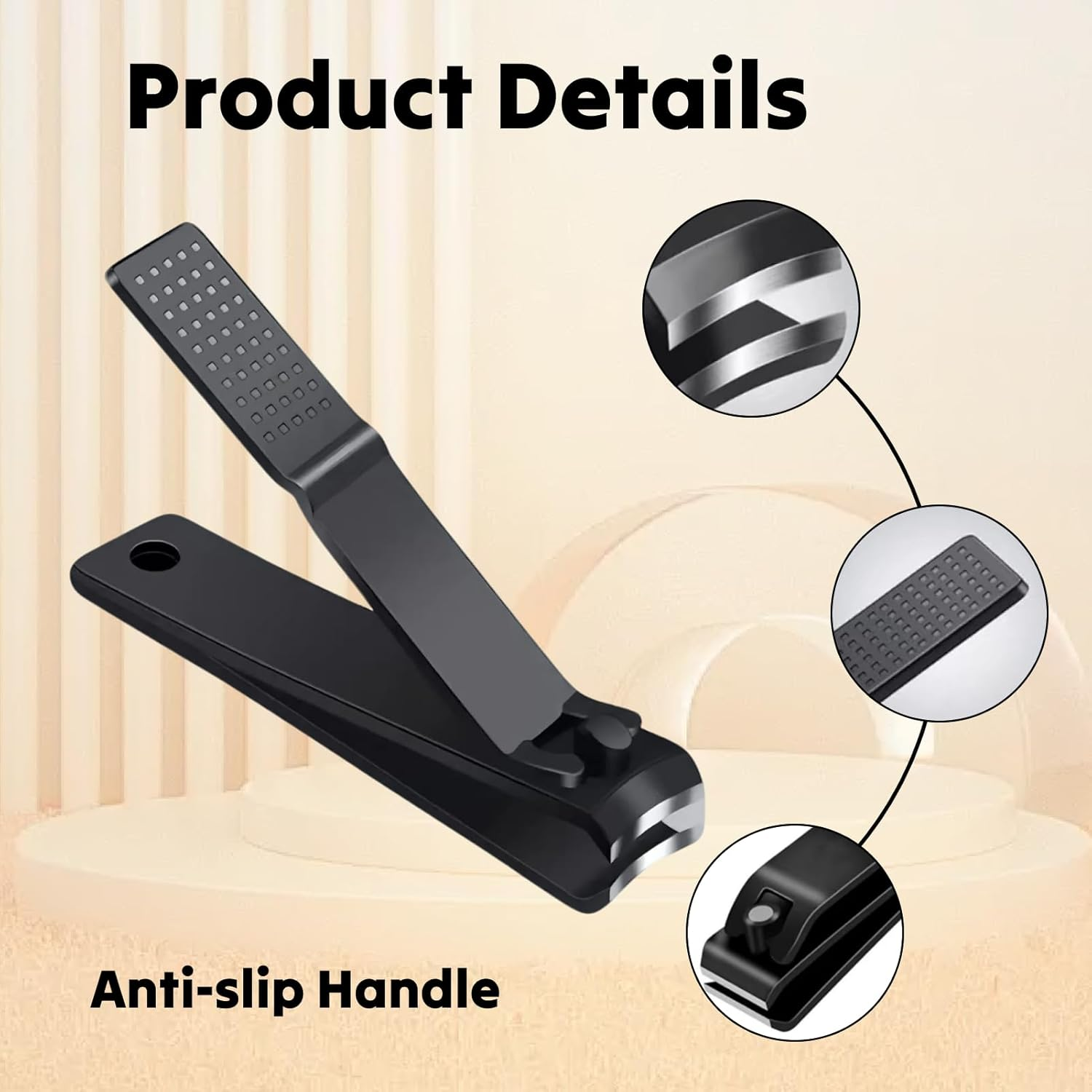 Professional Nail Clippers Set of 2, Premium Stainless Steel Fingernail and Toenail Clippers for Men and Women, Ergonomic Design for Precision Cutting and Ultimate Comfort image number 4