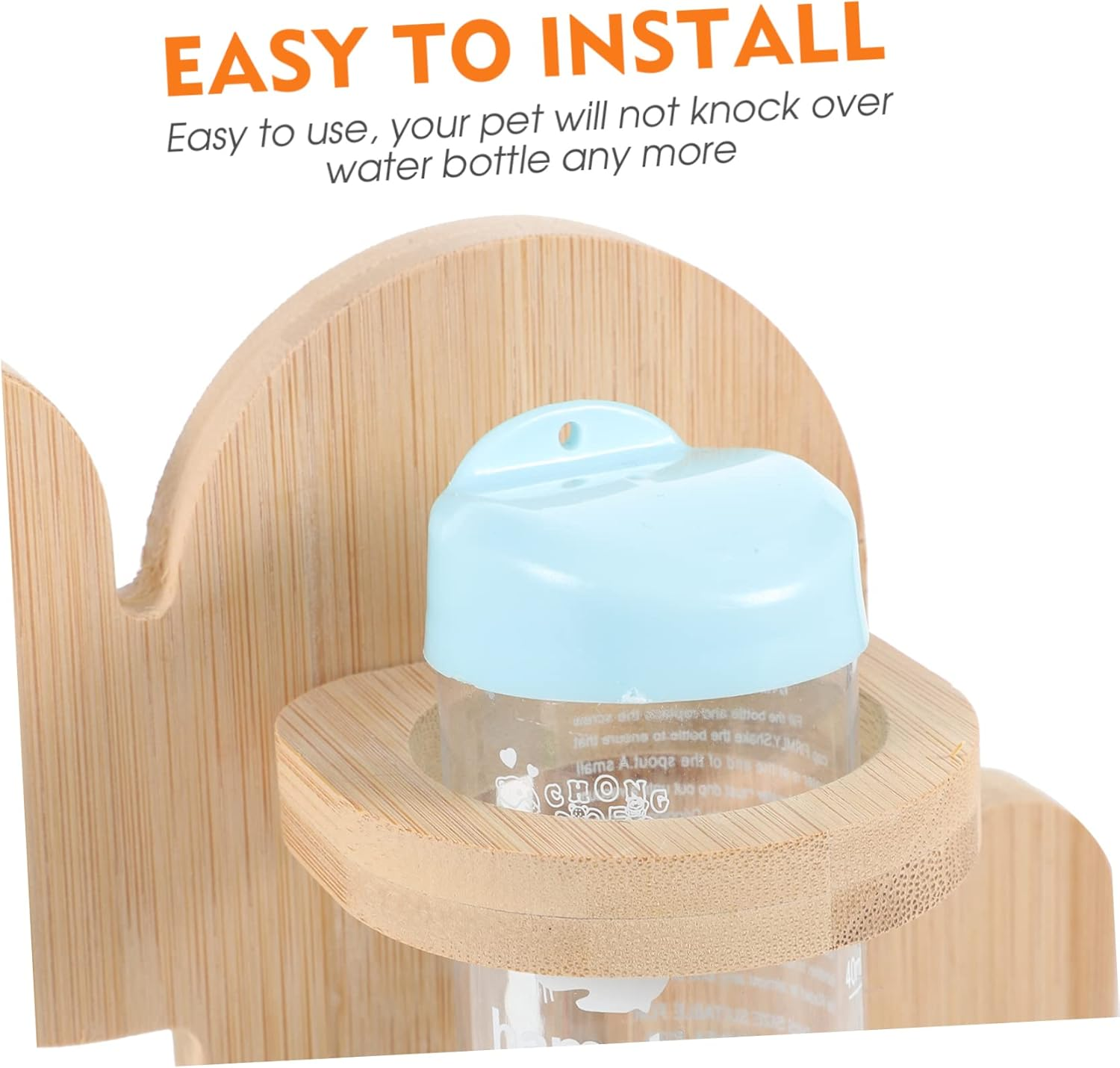 VANZACK Vertical Drinking Fountain Wear Bottle Water Bottle Holder for Chinchilla Supply for Small Animal Drinking Station image number 1