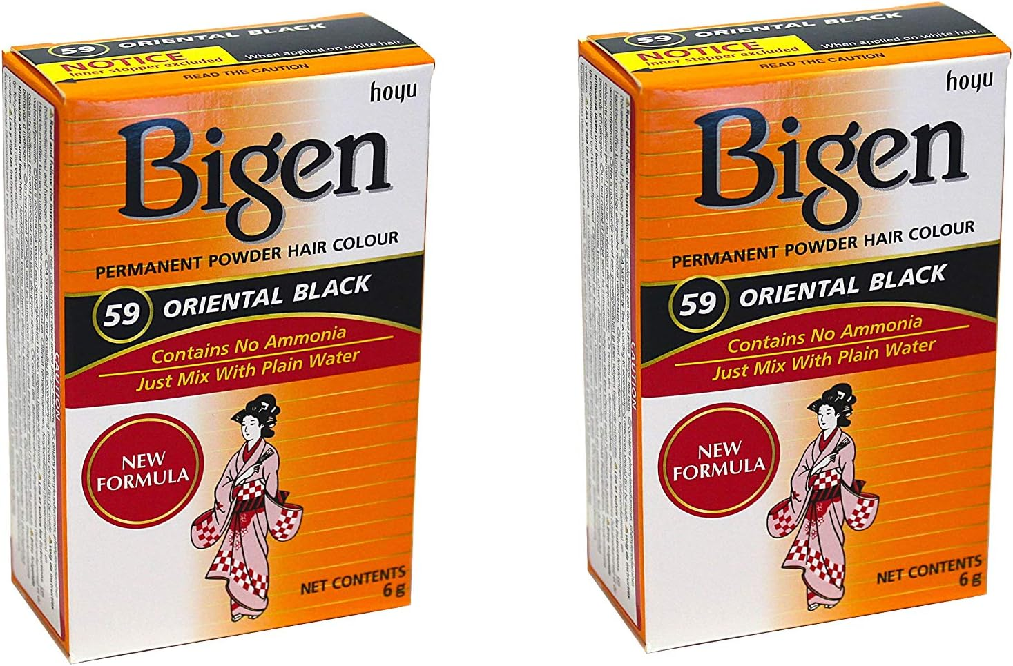Bigen Permanent Powder Hair Color 57 Dark Brown 1 Ea (Pack of 4)