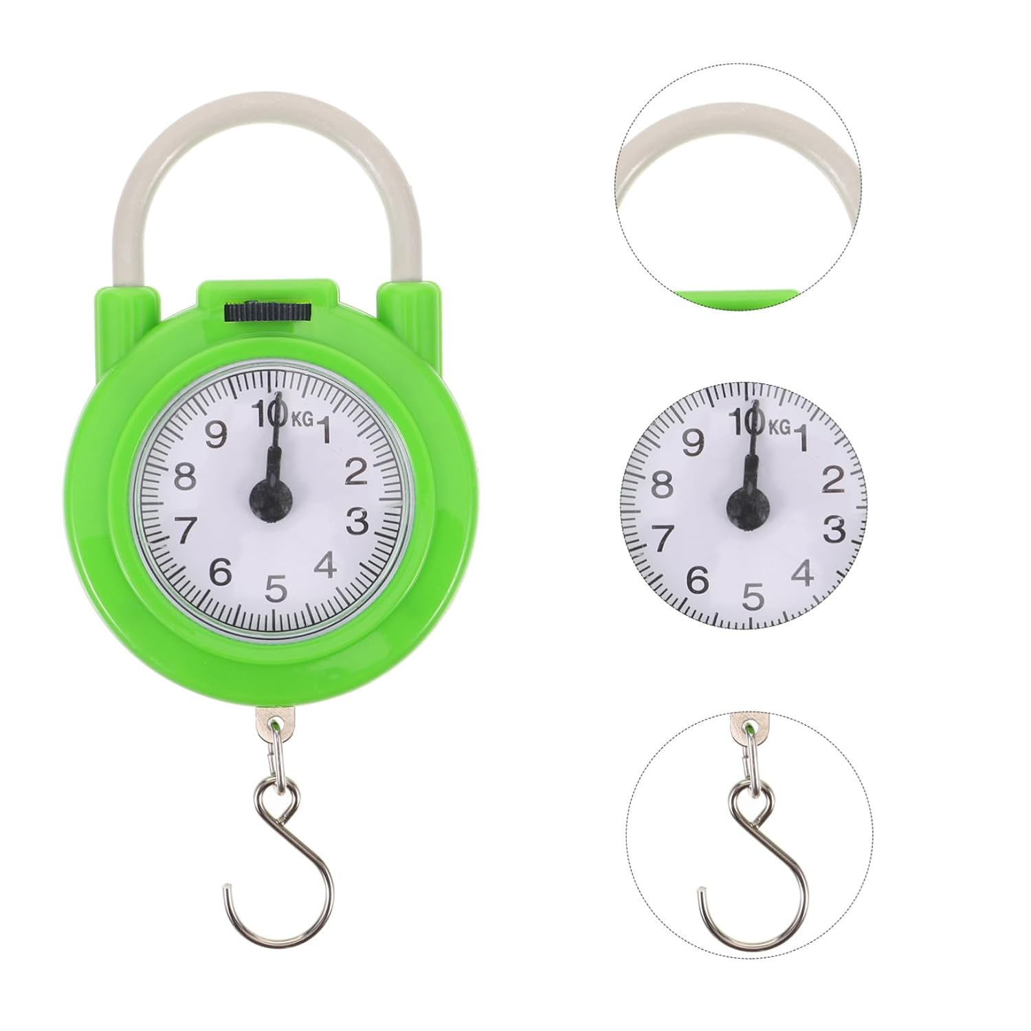 MAGICLULU Portable Small Manual Spring Scale for Travel Luggage and Suitcase with Hook Lightweight High Precision Weight Scale for Home and Packing Use Use Compact Design image number 3