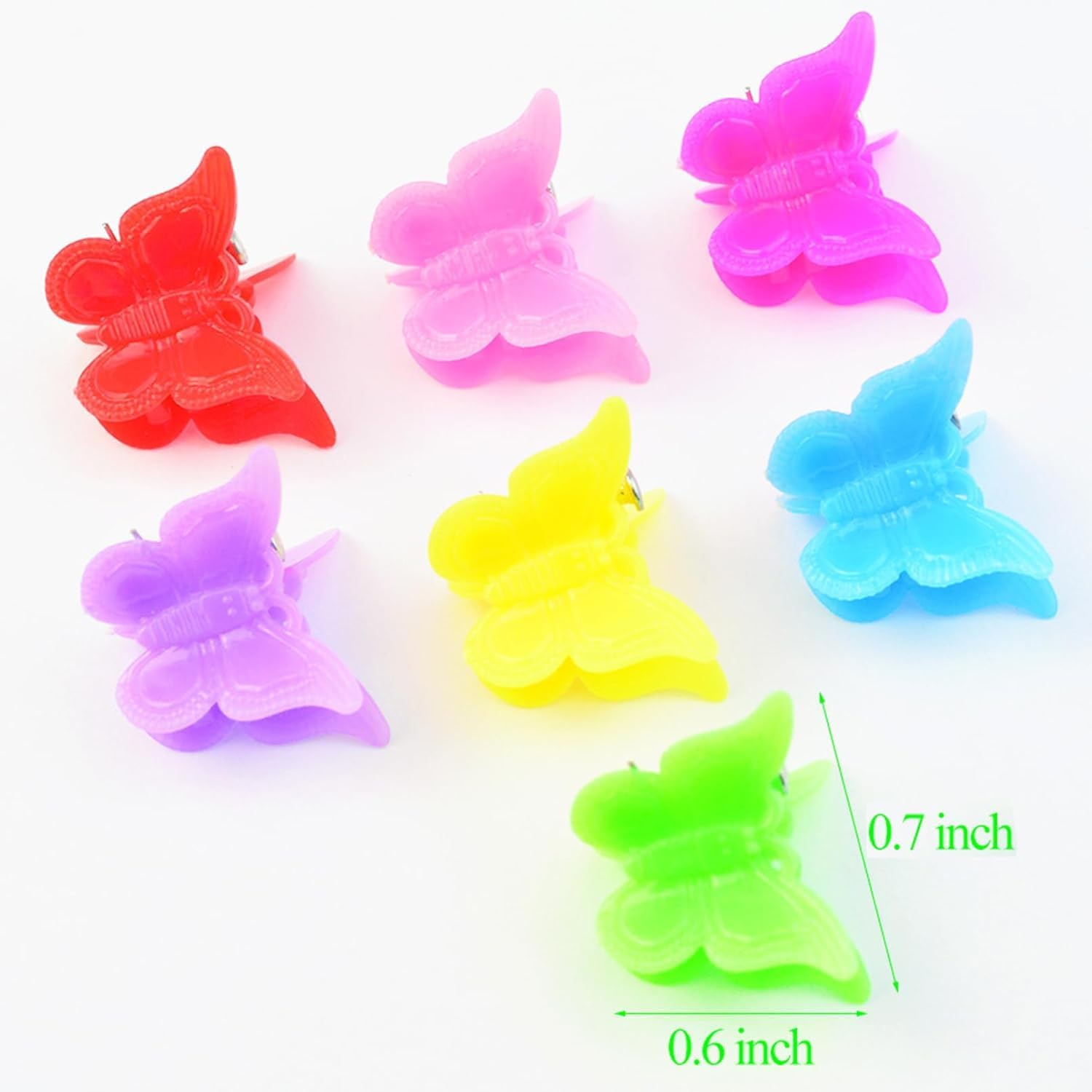 100 Packs Glitter Butterfly Hair Clips, Cute Mini Butterfly Hair Accessories for Girls Women Toddlers, 90S Sparkle Accessories image number 1