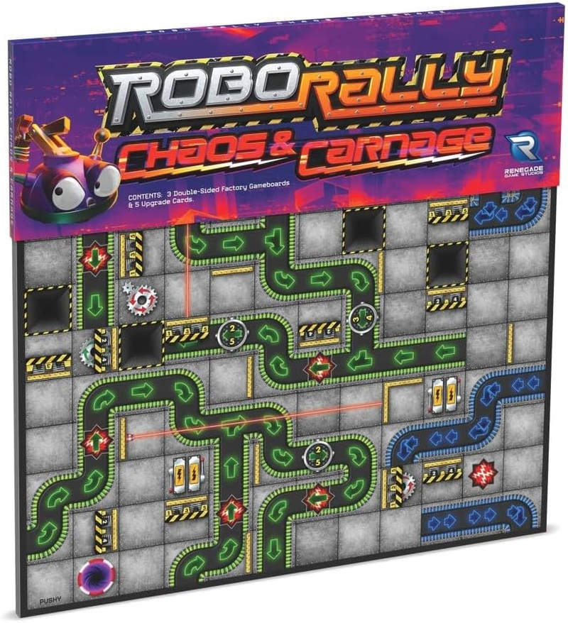 Renegade Game Studios Robo Rally: Chaos and Carnage Expansion Board Game image number 4