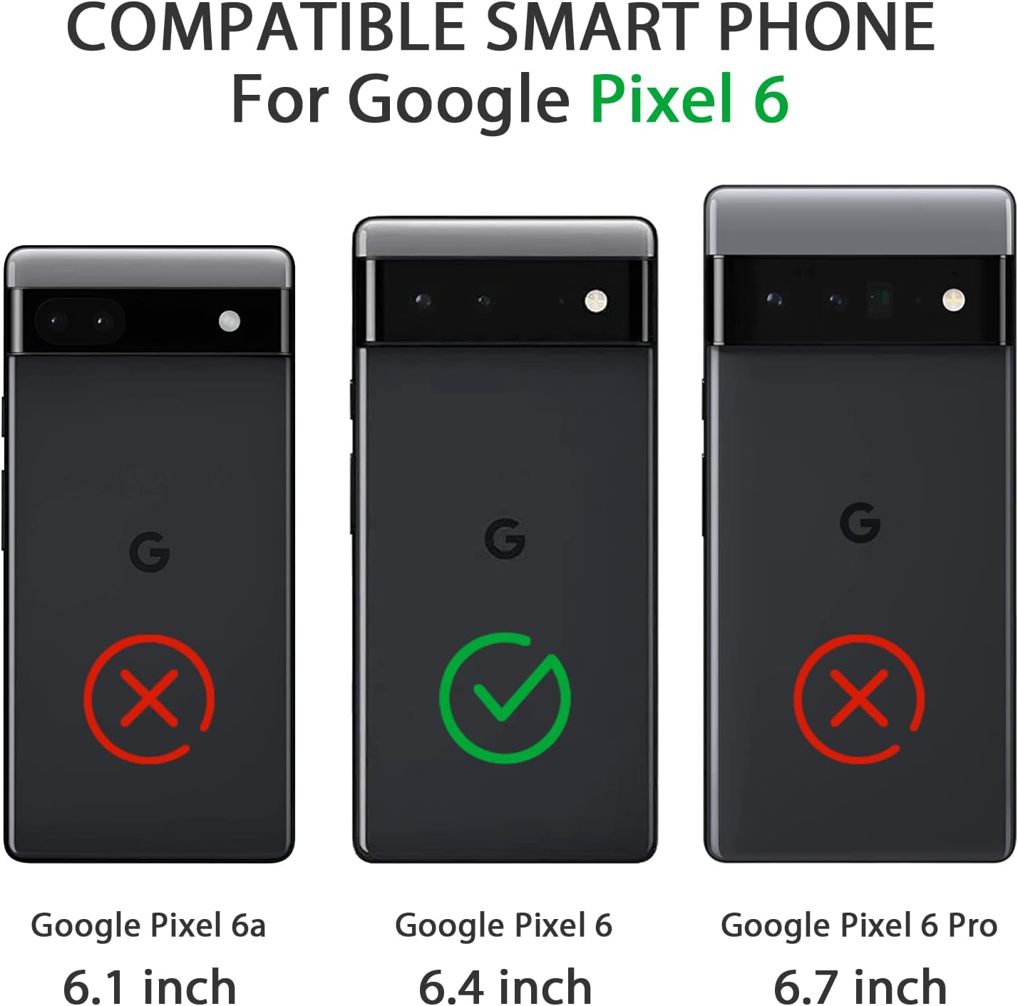 Soft Liquid Silicone Case for Google Pixel 6 Case(2021), Flexible Premium Rubber Full-Body Protection Anti-Fingerprint Dustproof Shockproof Scratch Resistant Wireless Charging for Pixel 6 5G Cover