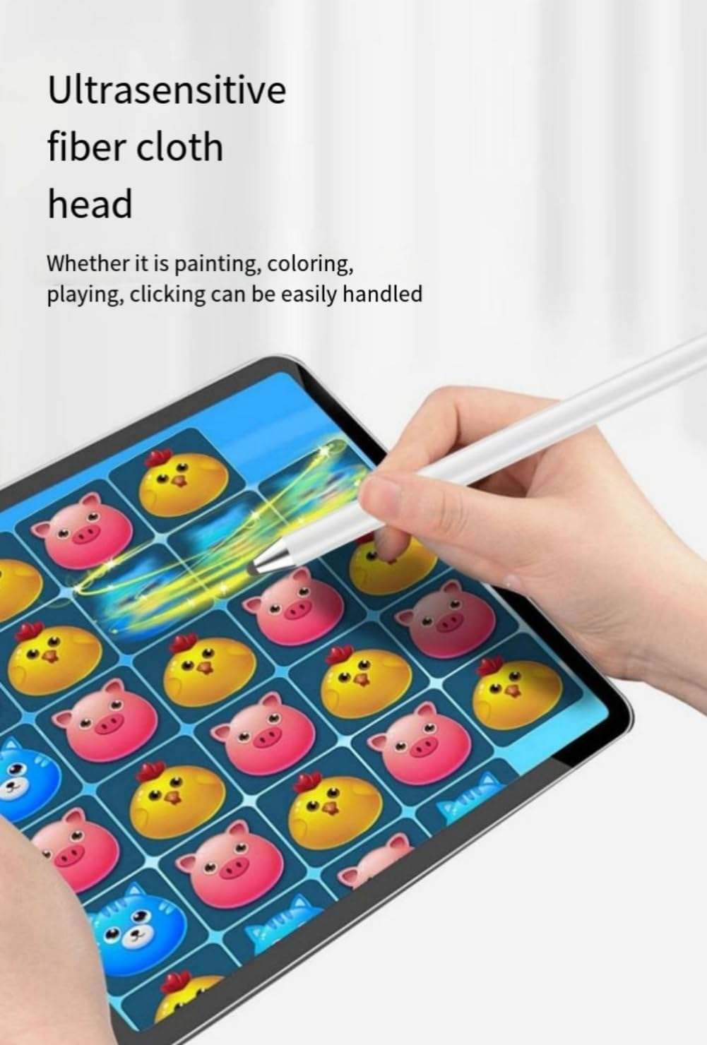 Stylus Pen for Samsung Galaxy Tab A9Plus/A9/A8/A8Plus/A7 Compatible with Ipad/Amz Fire Android Tablet All Touch Devices Universal High Sensitive S Pen (Black) - Black image number 6