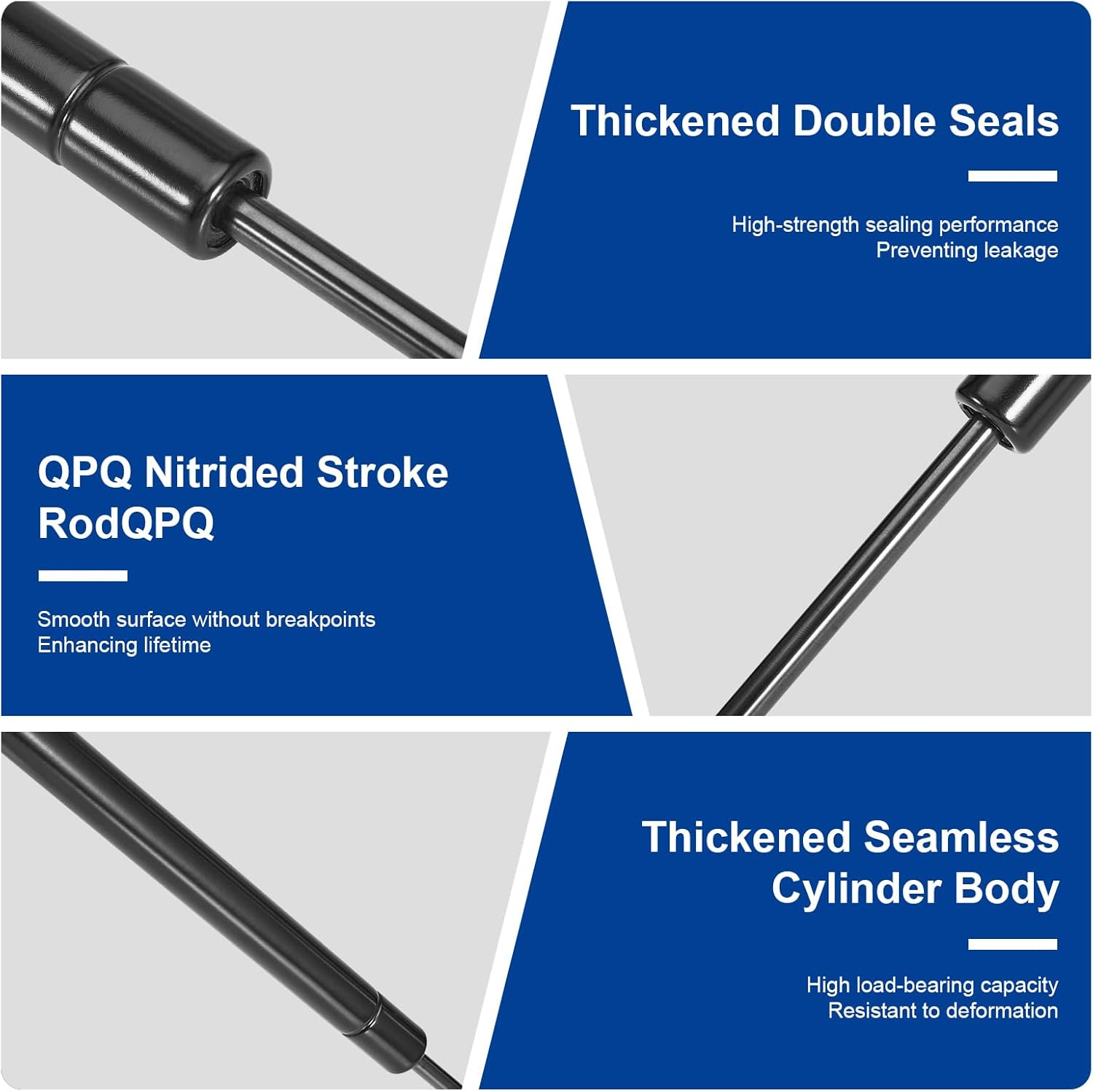 Krimocy Gas Struts 325Mm 160N Shocks Spring Lift Support for Toyota 1921VR Inc Hilux image number 3