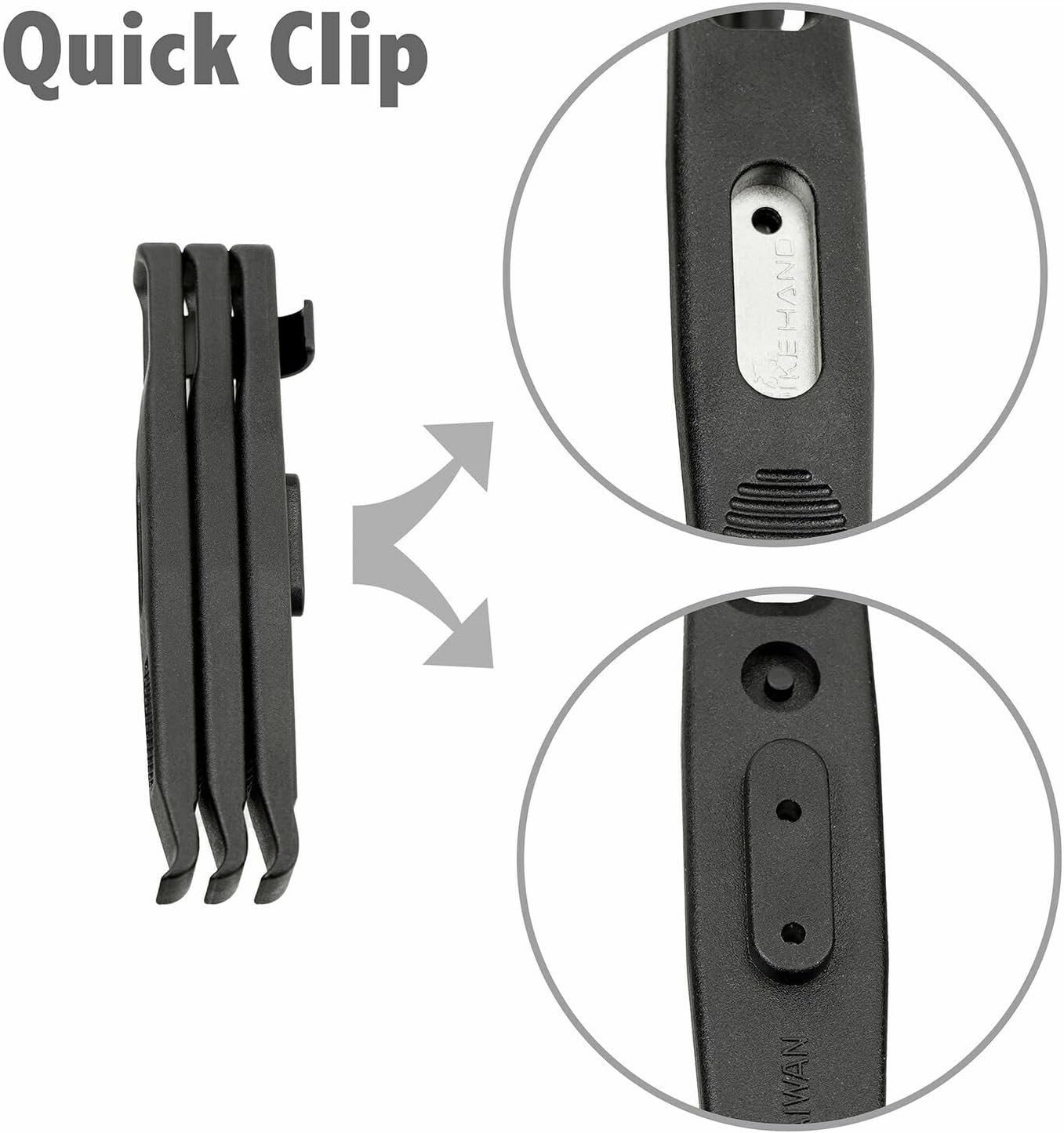 Bike Bicycle Steel Boosted Tool Tire Levers Great to Remove Tire at Ease and Replace the Tubes without Damaging the Wheels image number 6