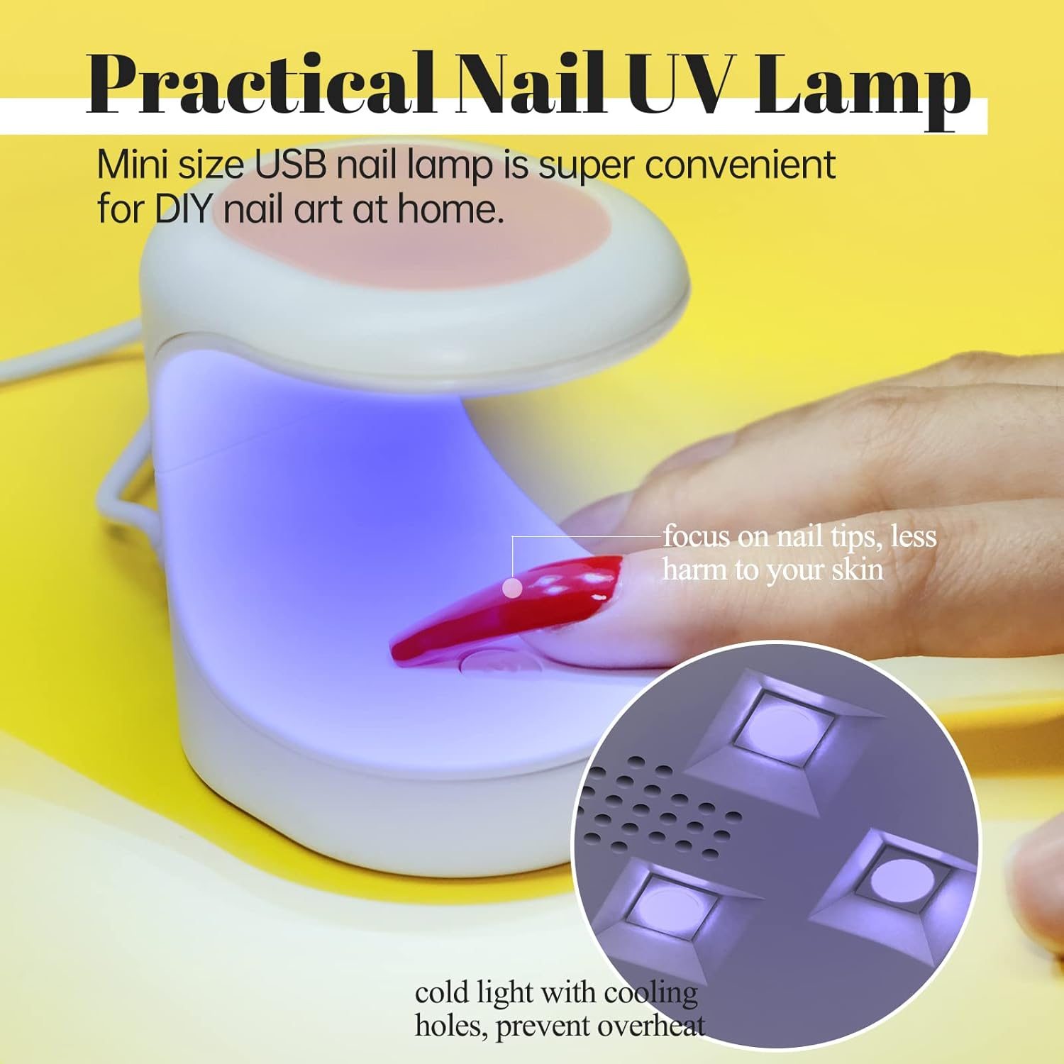 Kredioo Gel X Nail Kit Glue and False Tips Easy Extension with UV Nail Lamp, Glue Gel, 500PCS Coffin Nails, Dehydrator Easy DIY Starter Set