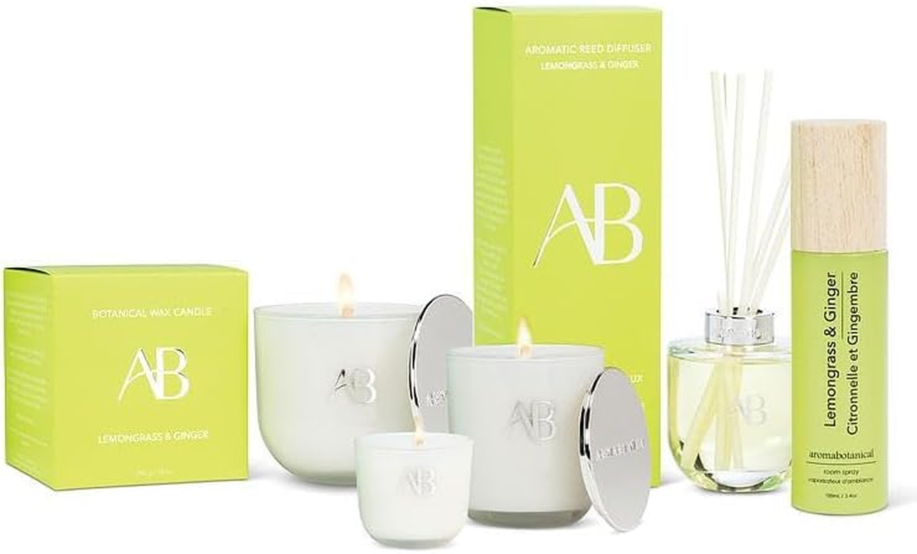 Abbott Collection Room Spray Air Freshener for Home, Lemongrass Ginger Scent (3.4Oz) image number 2