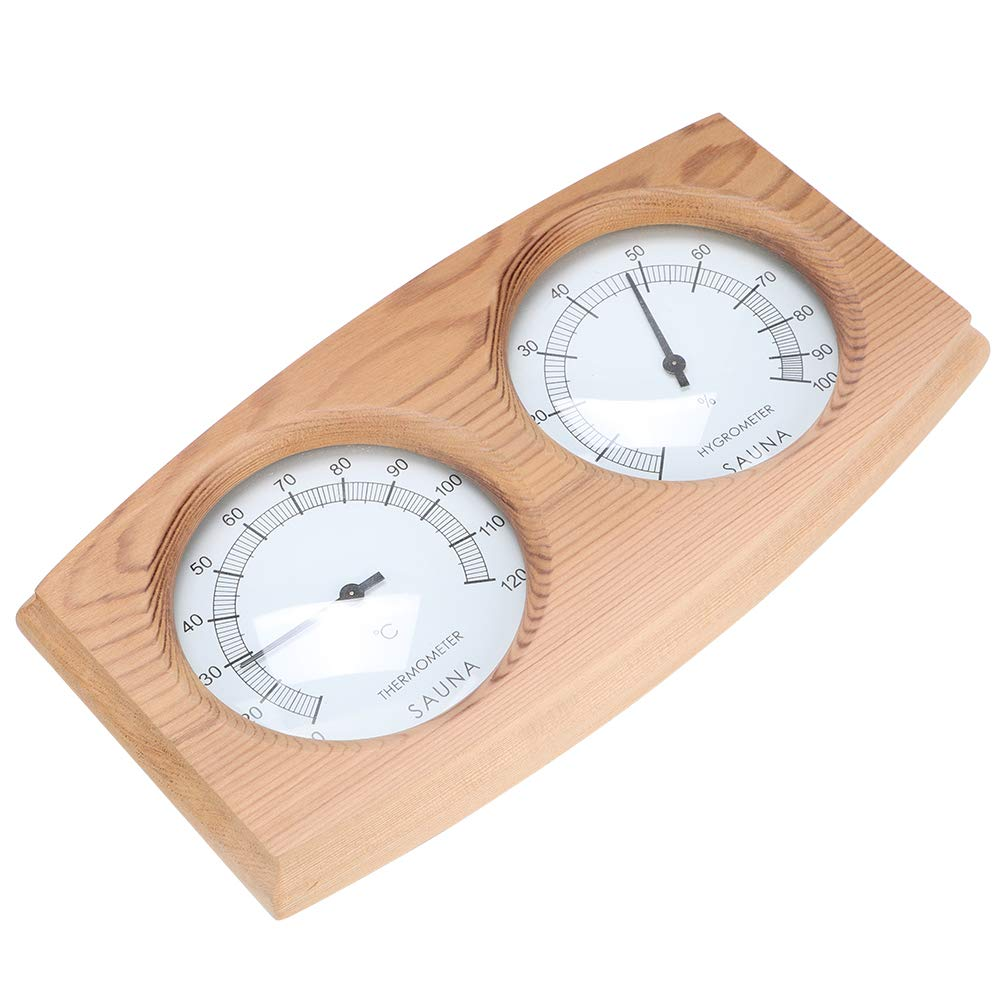 Zerodis 2 -In -1 Cedar Wood Hygrometer Thermometer Hygrometer image number 4