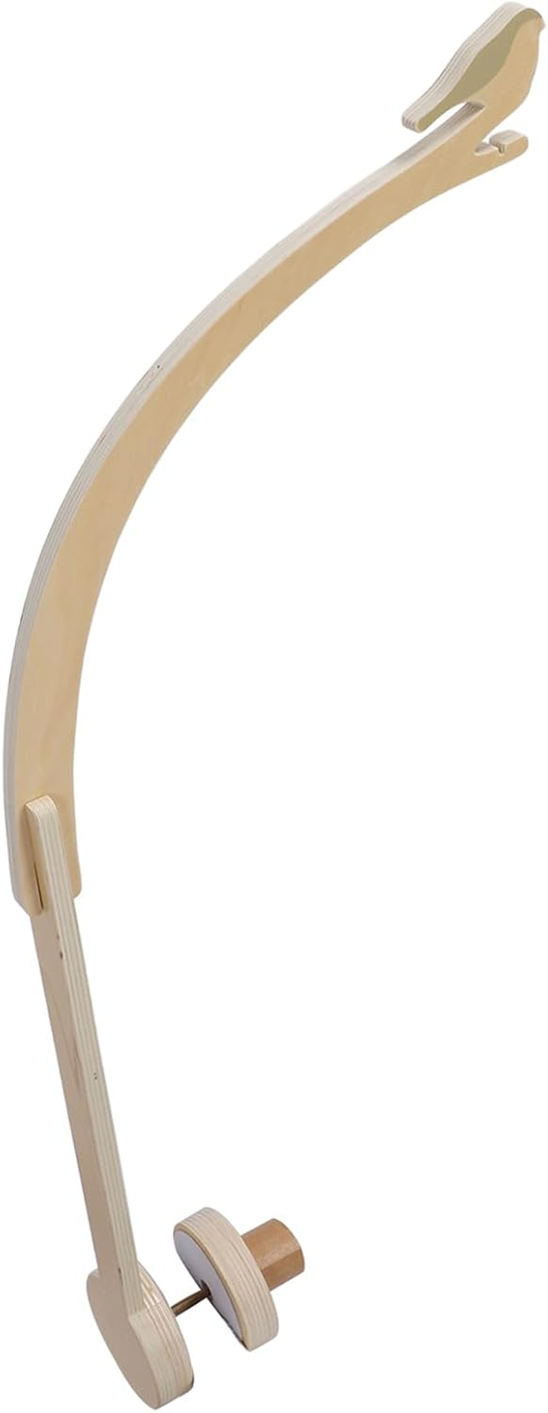 Wooden Baby Crib Mobile Arm, Height Adjustable Bird Shape Crib Mobile Hanger with Canopy Support for Nursery Decor, Stable anti Slip Structure image number 1
