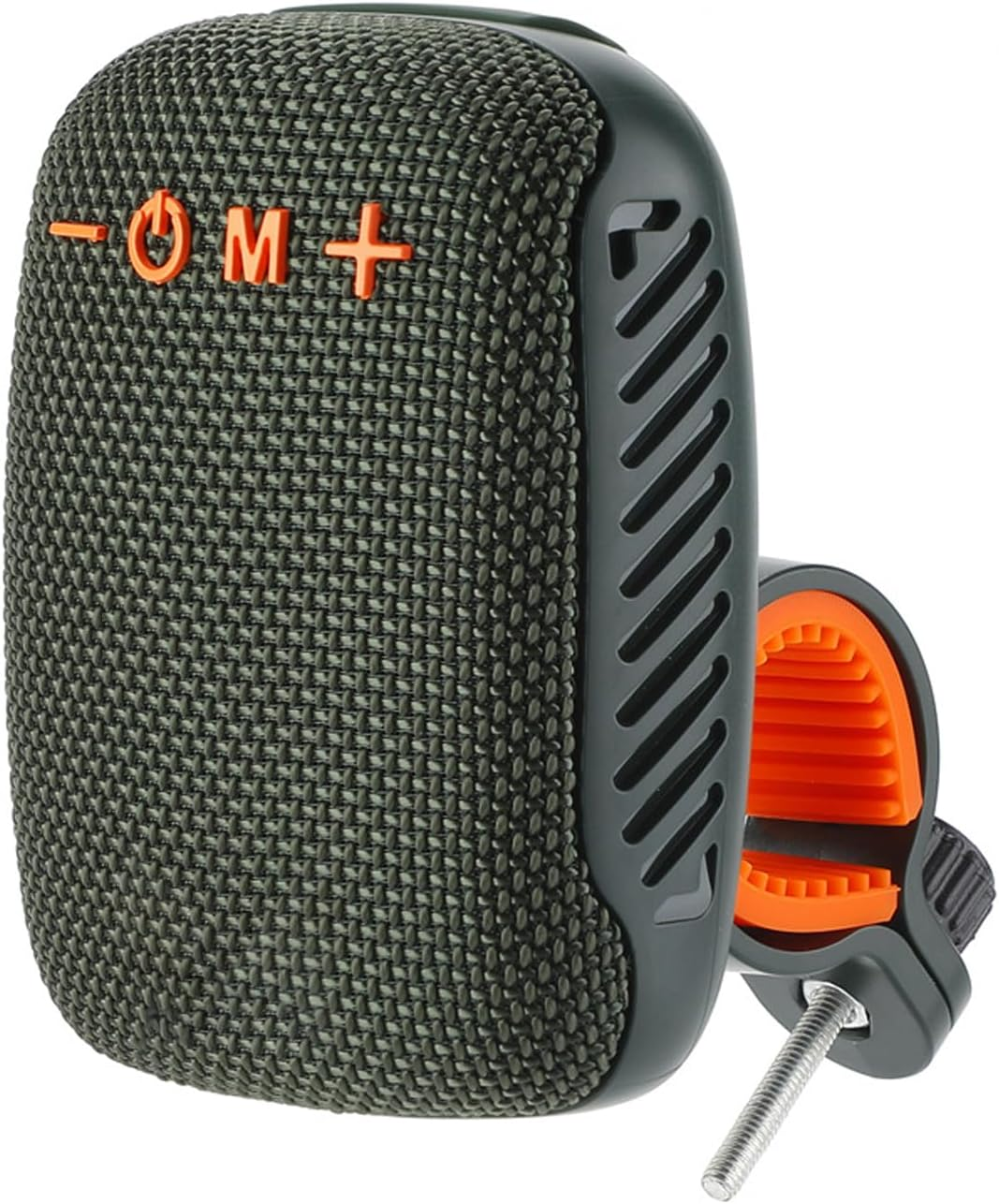 Bike Bluetooth Speaker, Dual Pairing Wireless Speaker, Portable Waterproof Shower Speaker with FM Radio Memory Card Support for Cycling Hiking (Black)