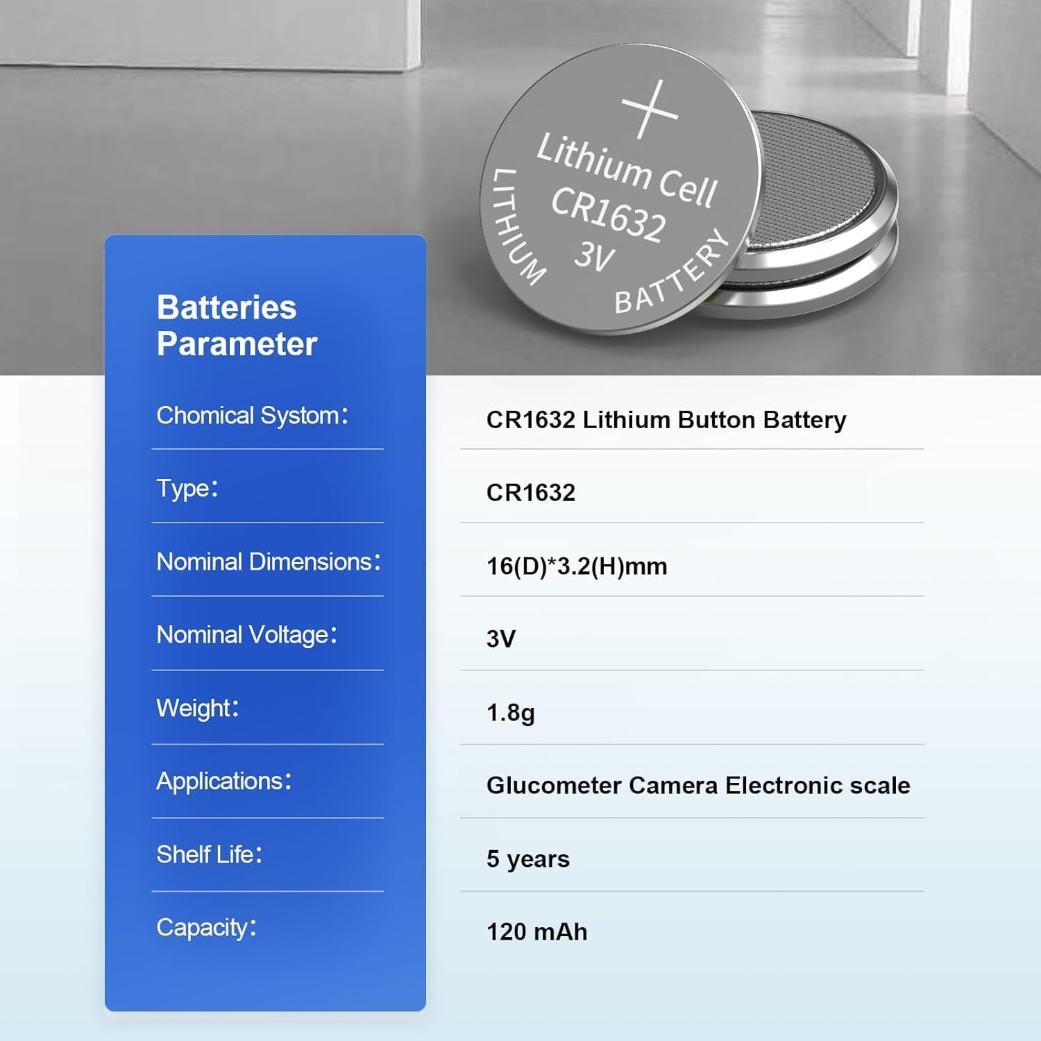 15Pack CR1632 3V Lithium Battery CR 1632 3V Lithium Battery Retail Pack Compliant with Coin Battery Safety Standards 2020 image number 4