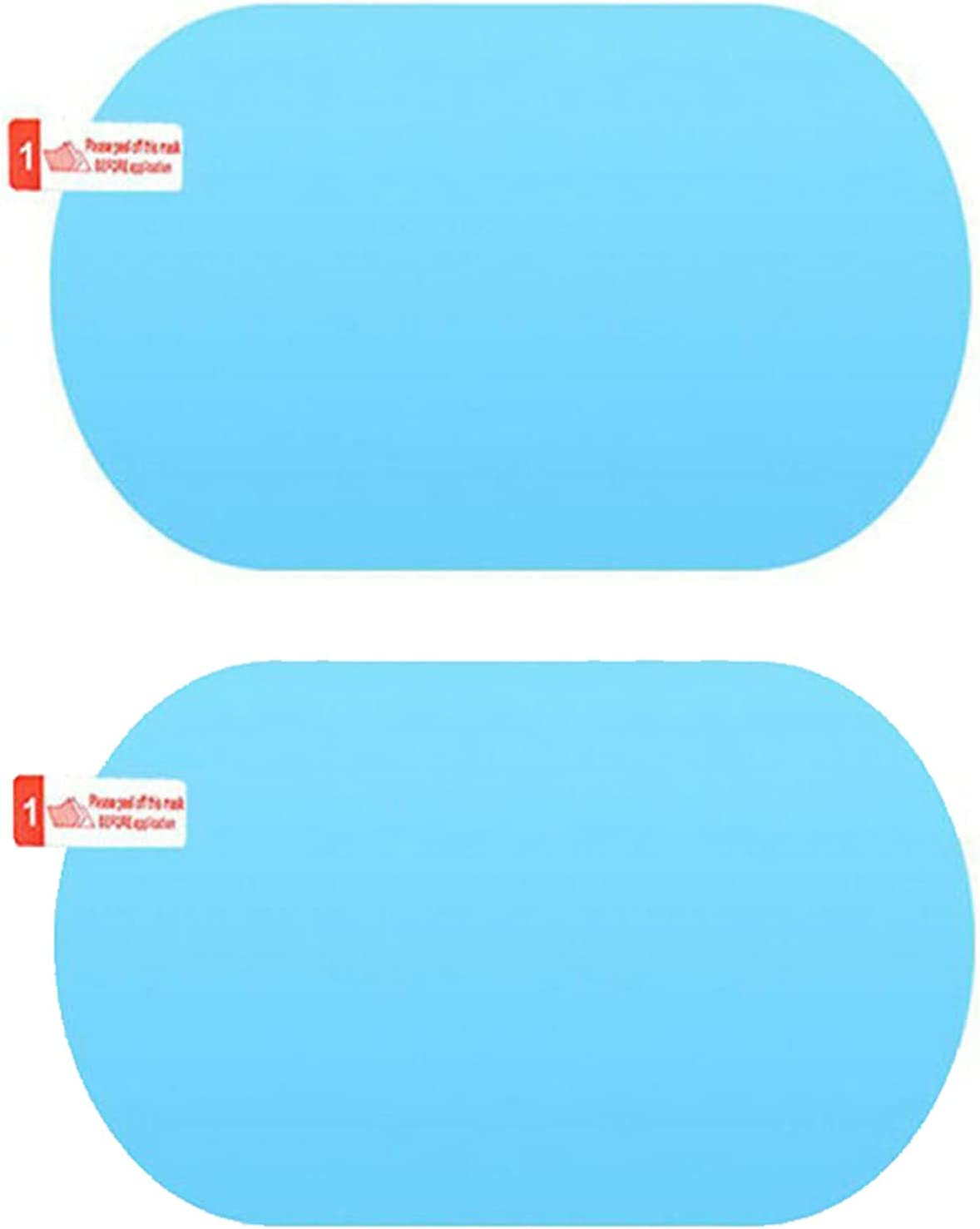 HEYUS [2 Pack] Car Rearview Mirror/Side Window Rainproof Film, Anti-Water/Anti-Fog/Anti-Glare/Anti-Scratch Mirror Protective Film for Car/Motorbike/Bus, Waterproof Rearview Mirror Clear Film image number 5