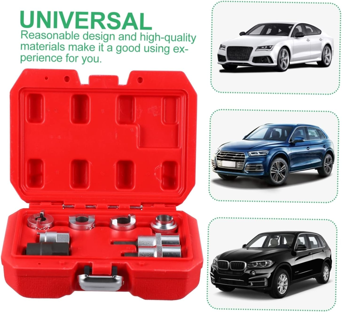 Jojofuny 1Set Strut Nut Tool Kit Remover for Car Repairs Compact Design Storage Box for Automotive Maintenance and Dismantling image number 1