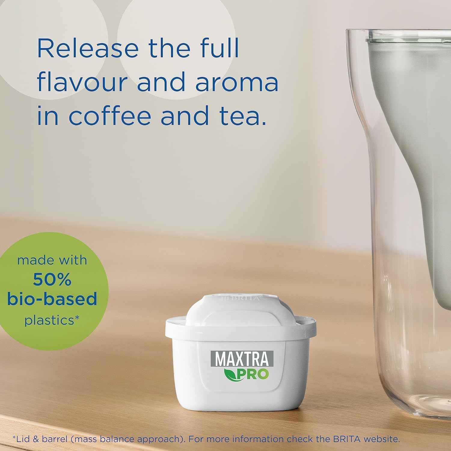 BRITA MAXTRA PRO Limescale Expert Water Filter Cartridges, Fits All MAXTRA Jugs and Flow Systems, Bio-Based Plastic, 10 Pack