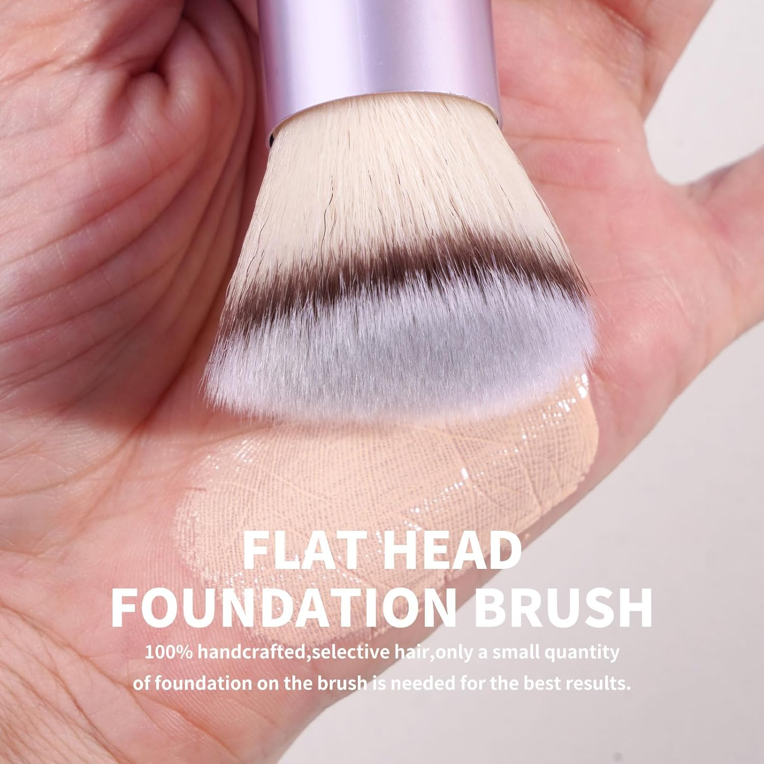 MAANGE 4 Pcs Makeup Brushes Professional Make up Brush Premium Synthetic Foundation Powder Concealers Makeup Brushes Set (Pink) image number 4