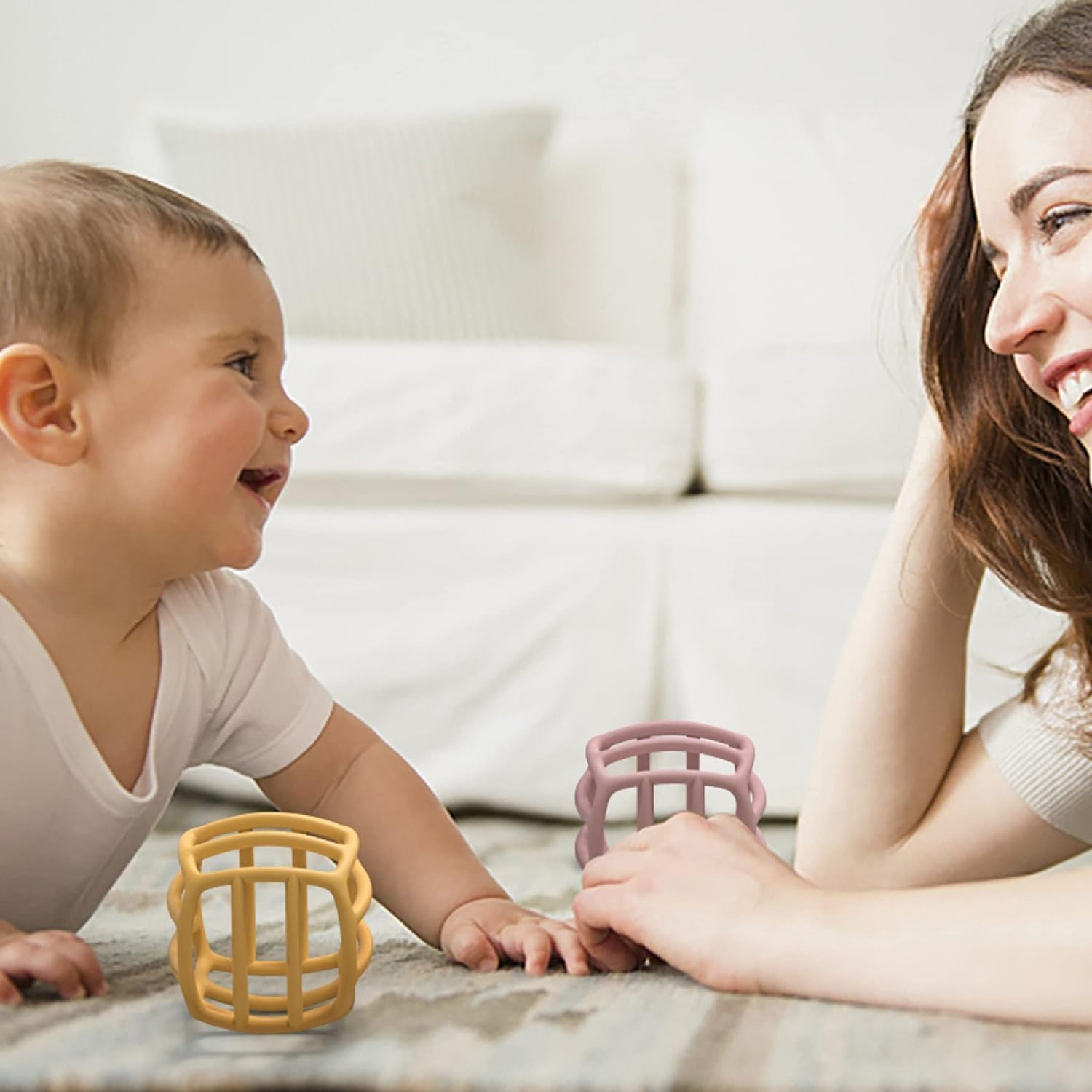 Playette Silicone Teething Help Bundle for Teething Babies and Toddlers