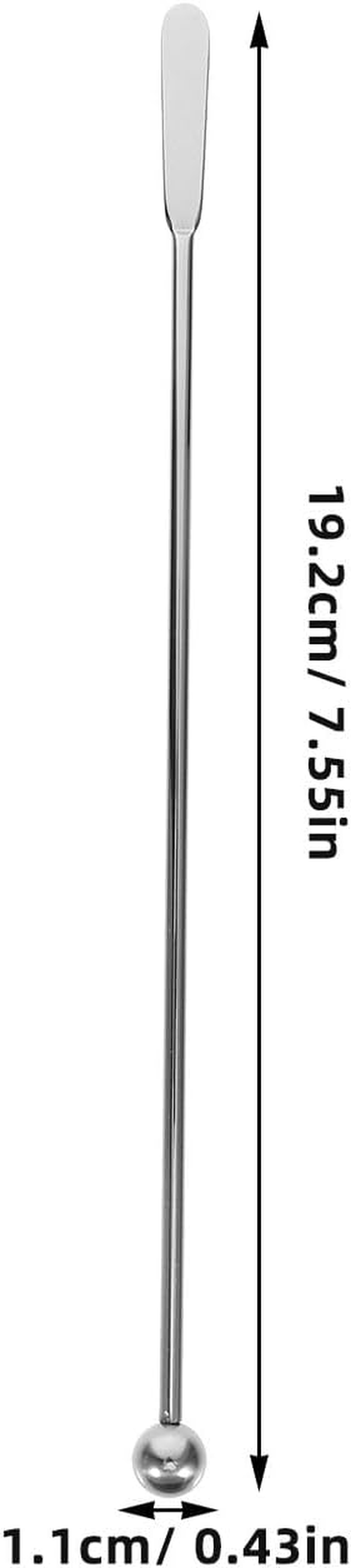 YUYUETIME Stainless Steel Mixing Stick Cocktail Drink Stirrer Bar Tool for Coffee Tea Espresso Smooth Surface Easy to Clean Beverage Mixer Rod for Daily Use image number 6