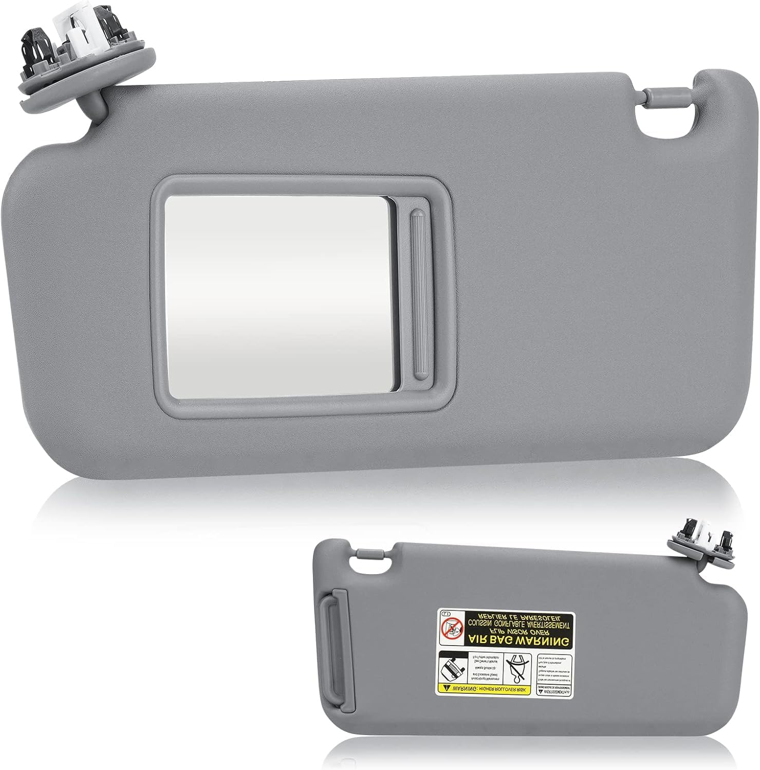 Left Driver Right Passenger Side Sun Visor Replacement Fit for Toyota RAV4 2006 2007 2008 2009 2010 2011 2012 2013 Accessories, Replaces# 74320-42501-B2, 74310-42452-B2 (Driver Side)