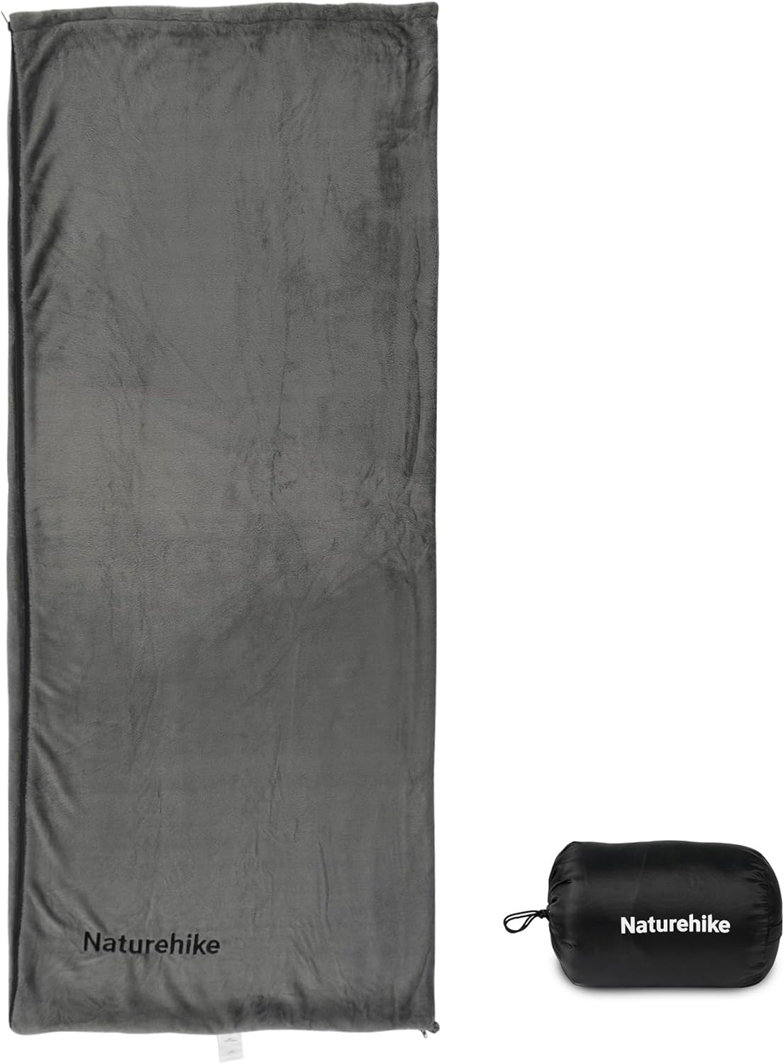 Naturehike Sleeping Bag Liner Cold Weather, for Camping, 2Lb/920G Lightweight Sleeping Sack for Outdoor Indoor, Sleeping Bag Blanket, Coral Fleece, Machine Washable image number 6