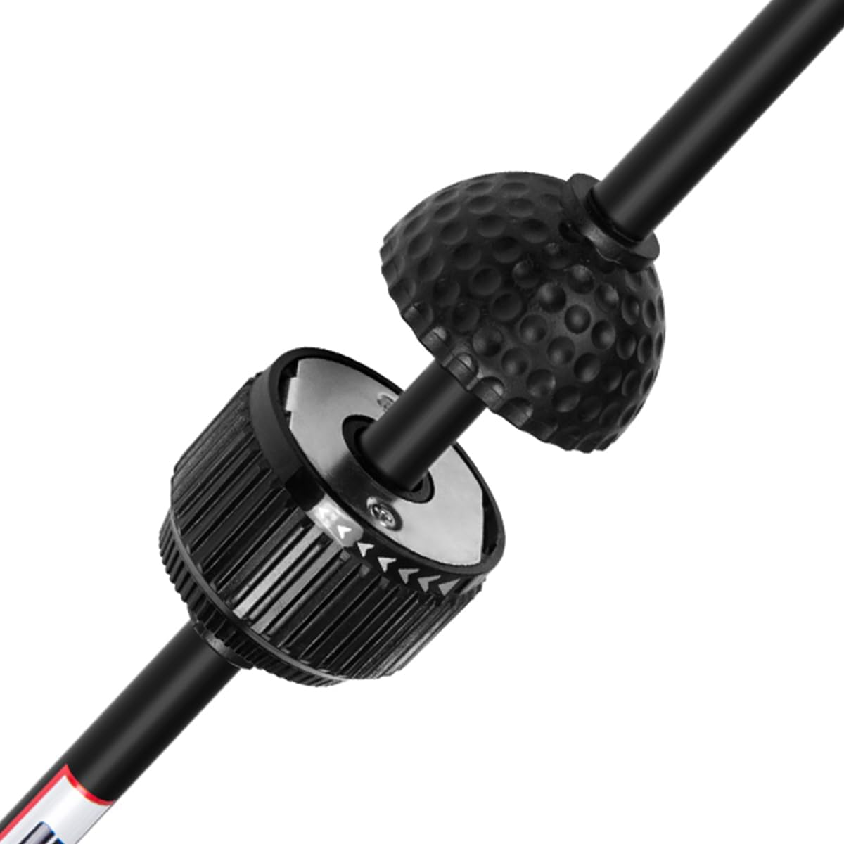 Golf Swing Trainer Stick Rhythm Corrector Trainer Aid Golf Practice Stick for Strength Flexibility and Tempo Training Golf Accessories Indoor Outdoor Adjustable image number 3