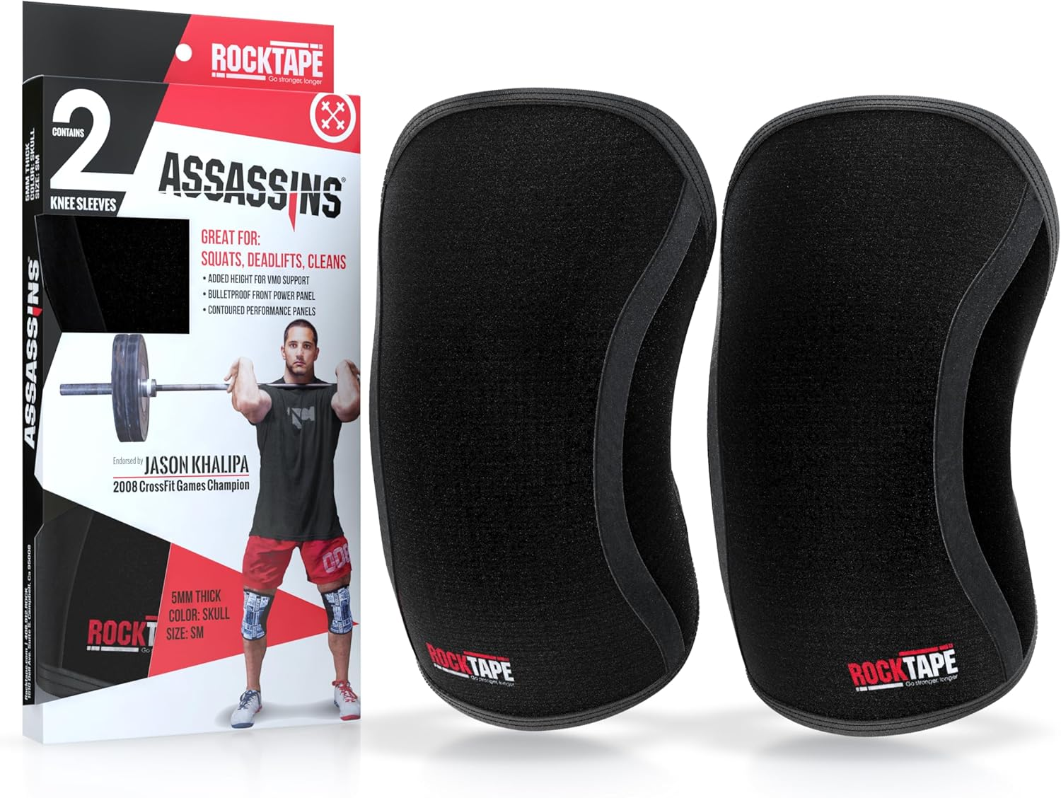Rocktape Assassins Knee Sleeves image number 4