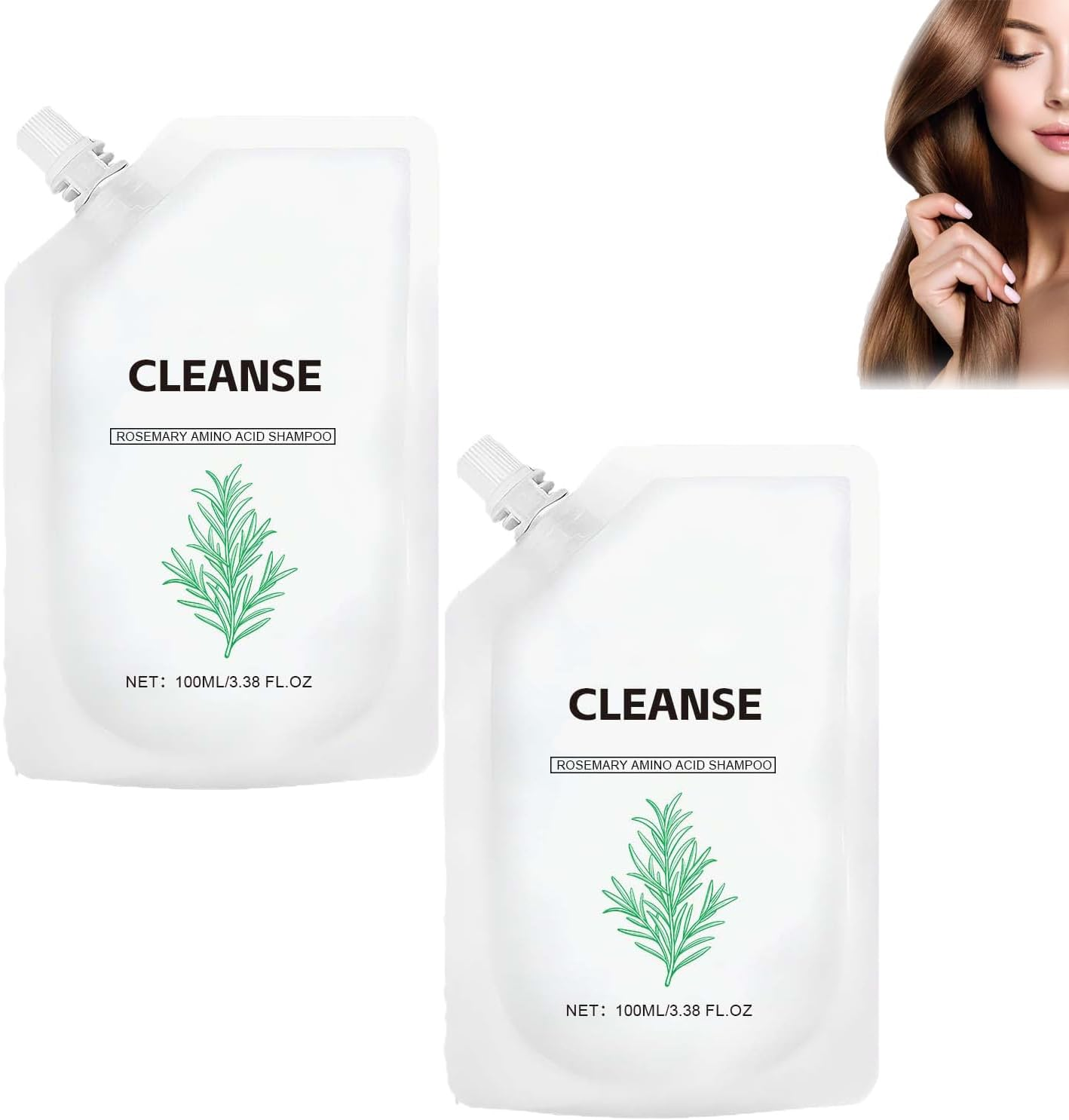 Rosemary Hair Shampoo for Thinning Hair Women and Men,Volumizing & Clarifying Shampoo for Daily Care,Routine Wellness Sha/Mpoo,Hair Sha/Mpoo Fors Women and Men,Rosemary Fo/R Thinning (5 PCS)