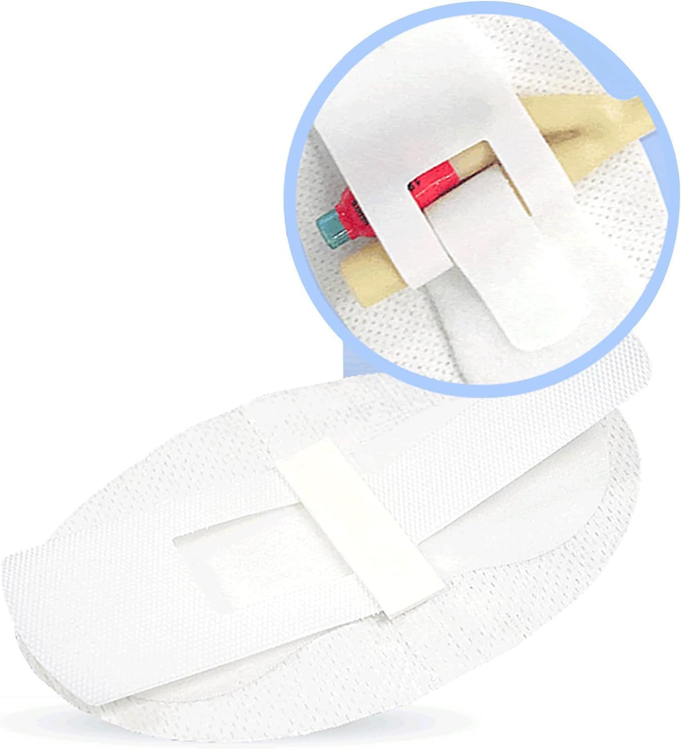 HDBHBH Foley Catheter Stabilization Device, Individually Packaged Urinary Leg Bag Holder,Statlock Catheter Holder Secure Adhesive Strap,Feeding Tube Accessories Supplies (10) image number 1