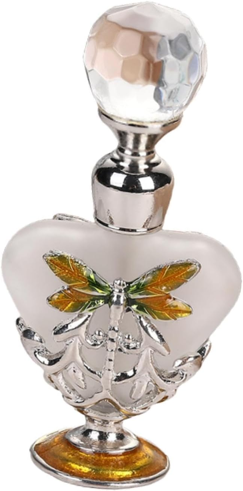 OIIBWQ Decorative Perfume Bottle, Fancy Decorative Travel Bottle, Refillable, Small Leak, Reusable Bottles for Essential Oils In, Blue