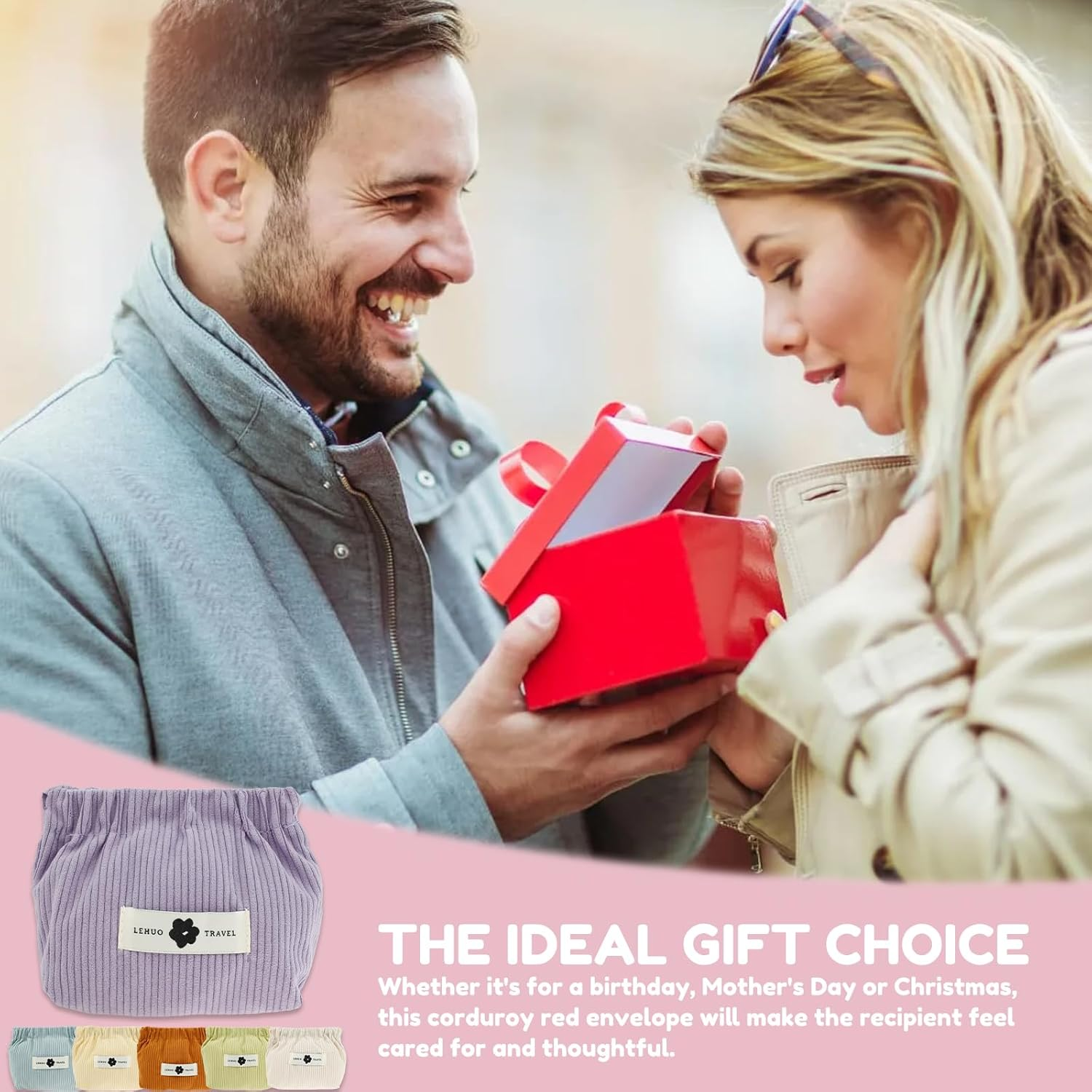 6Pcs Mini Pocket Makeup Bag Travel Corduroy Makeup Pouch Cute Small Cosmetic Bag Squeeze Top Coin Purse Portable Makeup Pouch Travel Purse Organizer Storage for Women Accessories Gift, 6Pcs, Makeup image number 6