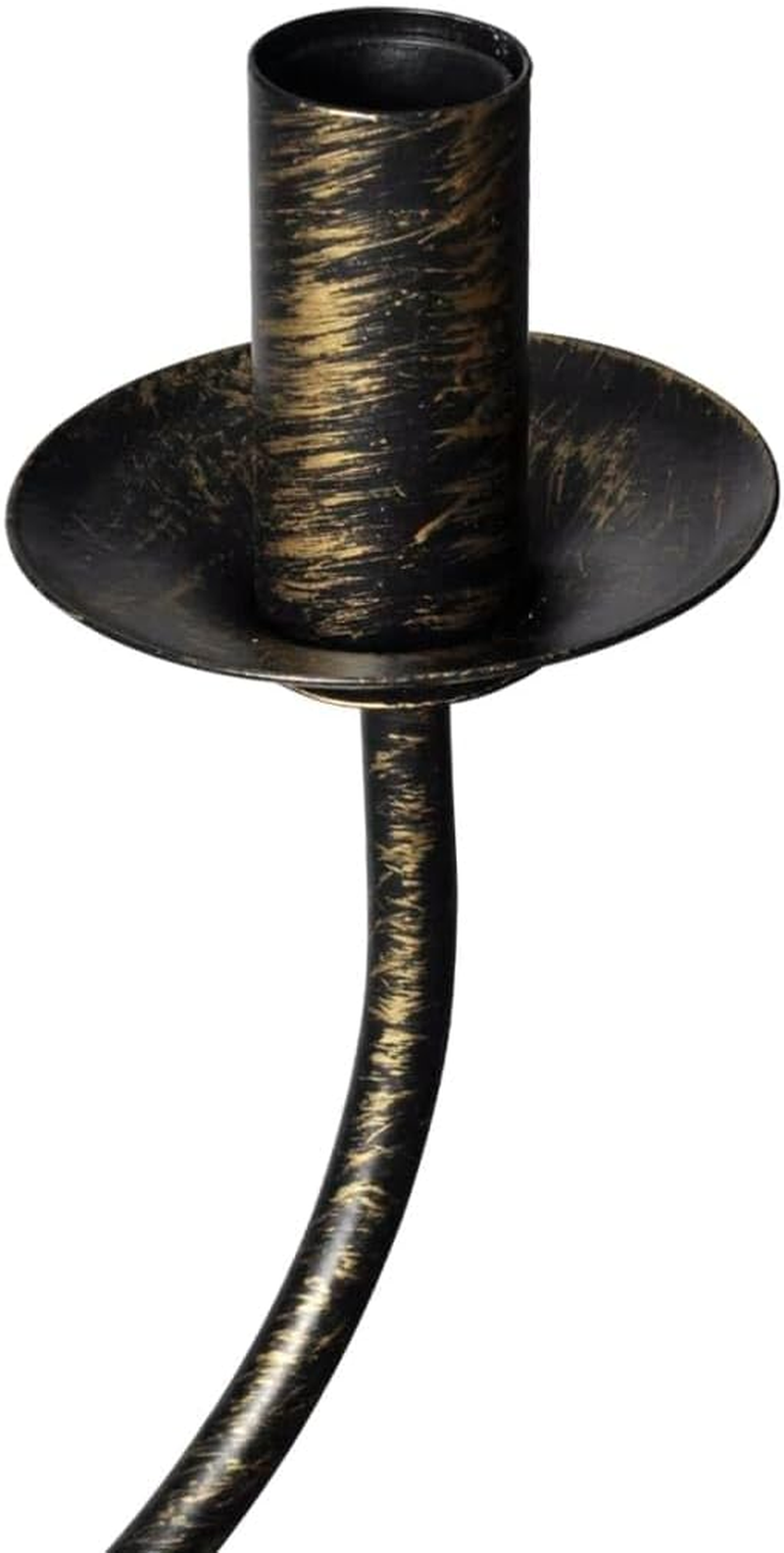 Antique Black Metal Chandelier 8 X E14 Bulbs Elegant Lighting Home Decor image number 2