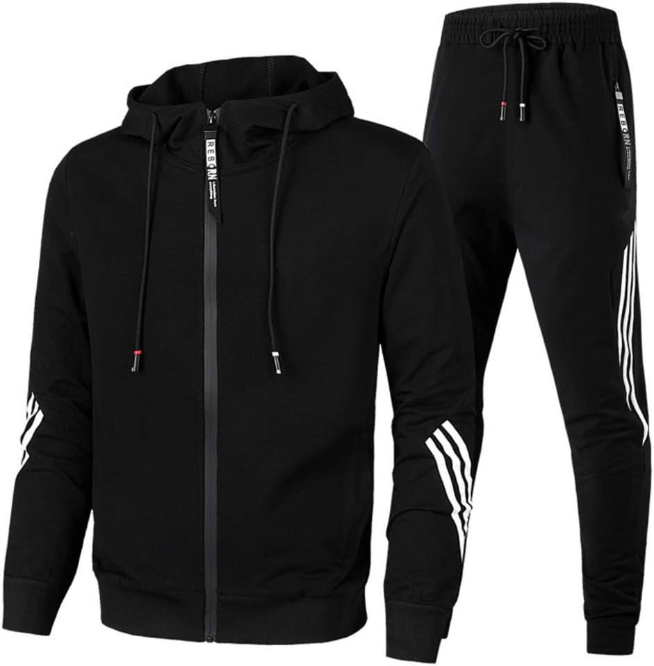 Sportswear Men'S Running Wear Track Suit Hooded Bodybuilding Fitness Defense Clothing Suit Fitness Football Underwear image number 3