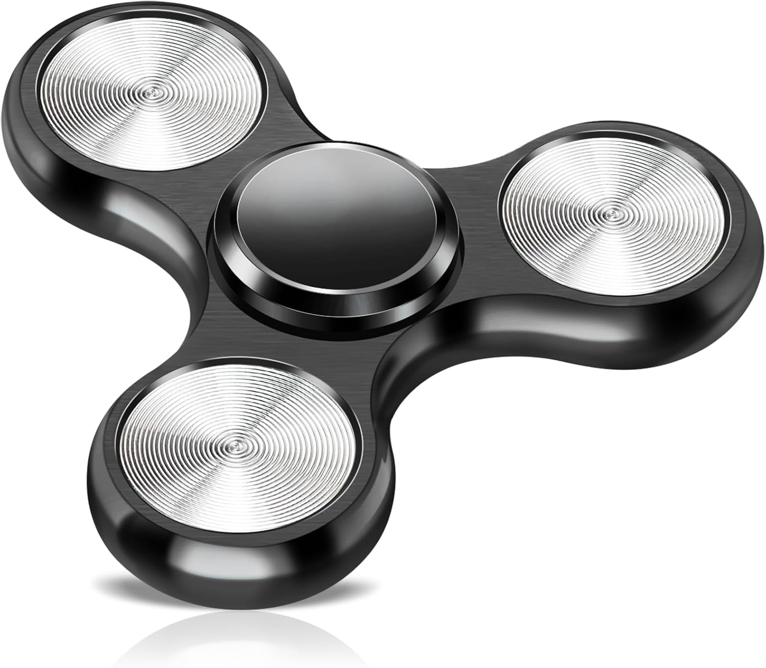 Metal Fidget Spinner for Adults, Silent Sensory Fidget Toys Adults Hand Spinners for ADHD Anxiety Stress Relief, Desk Toys for Office, Birthday Gifts Stocking Stuffers Classroom Prizes