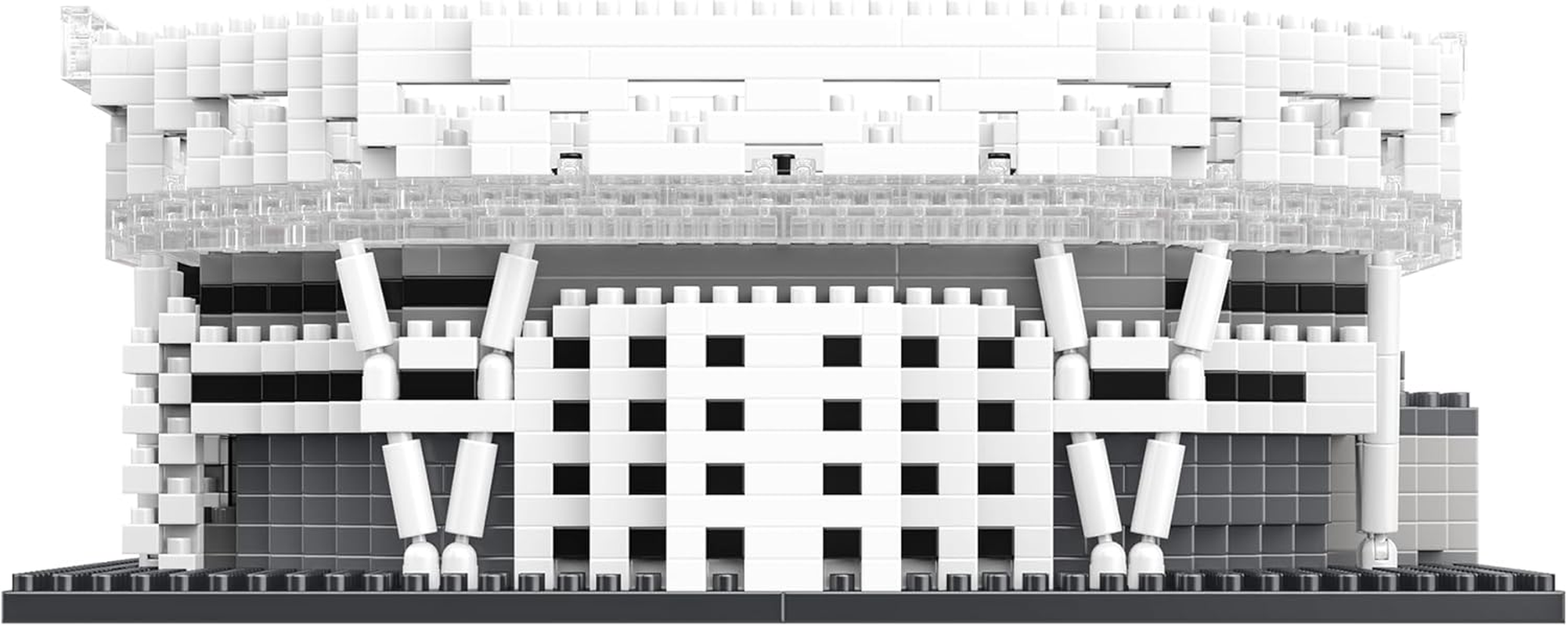 FOCO Official Licensed Bayer 04 Leverkusen FC Bayarena BRXLZ Bricks 3D Mini Football Stadium Construction Set image number 3