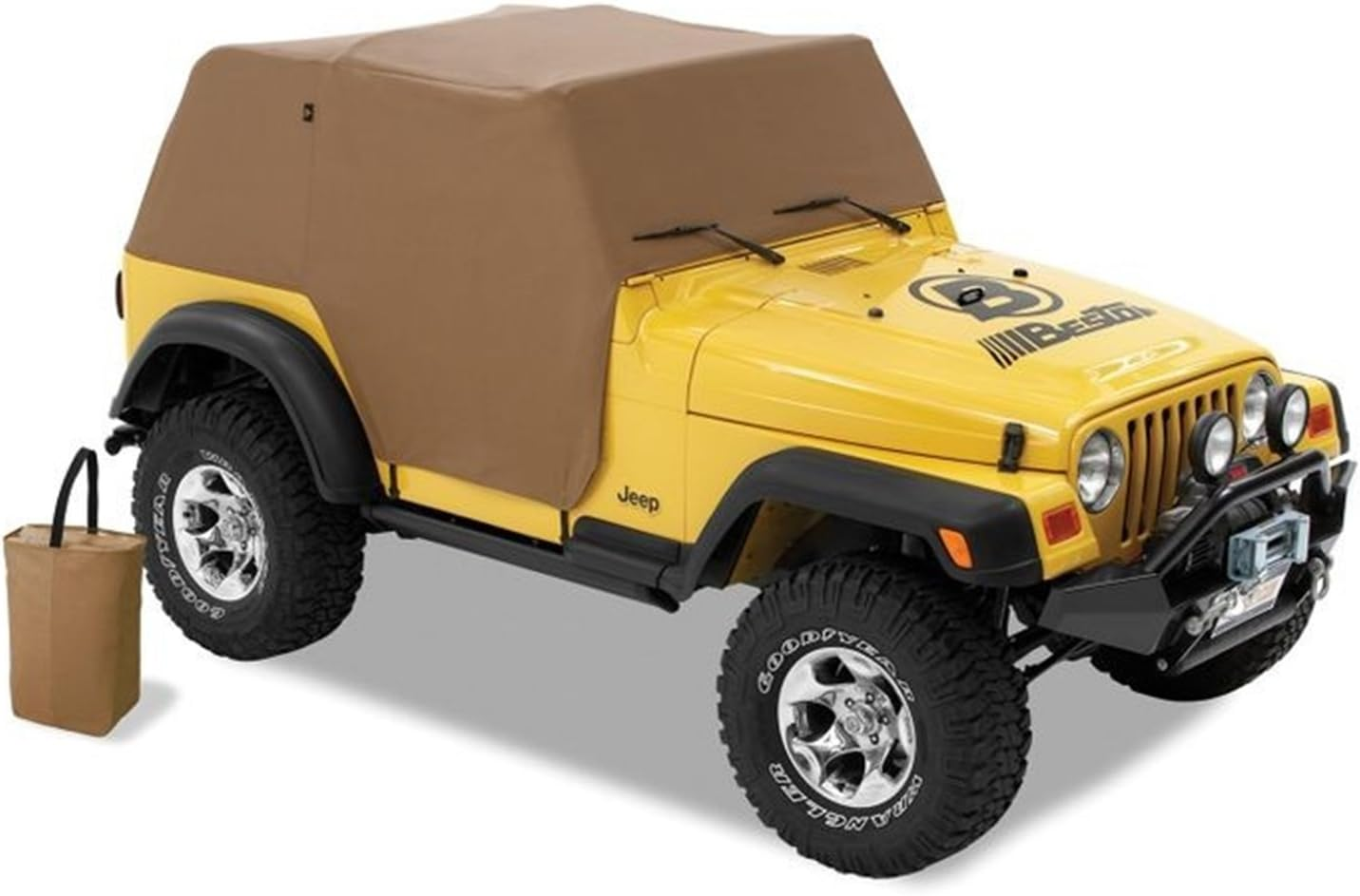 Bestop 81037-09 Charcoal All Weather Trail Cover for 97-06 Wrangler TJ (Except Unlimited)