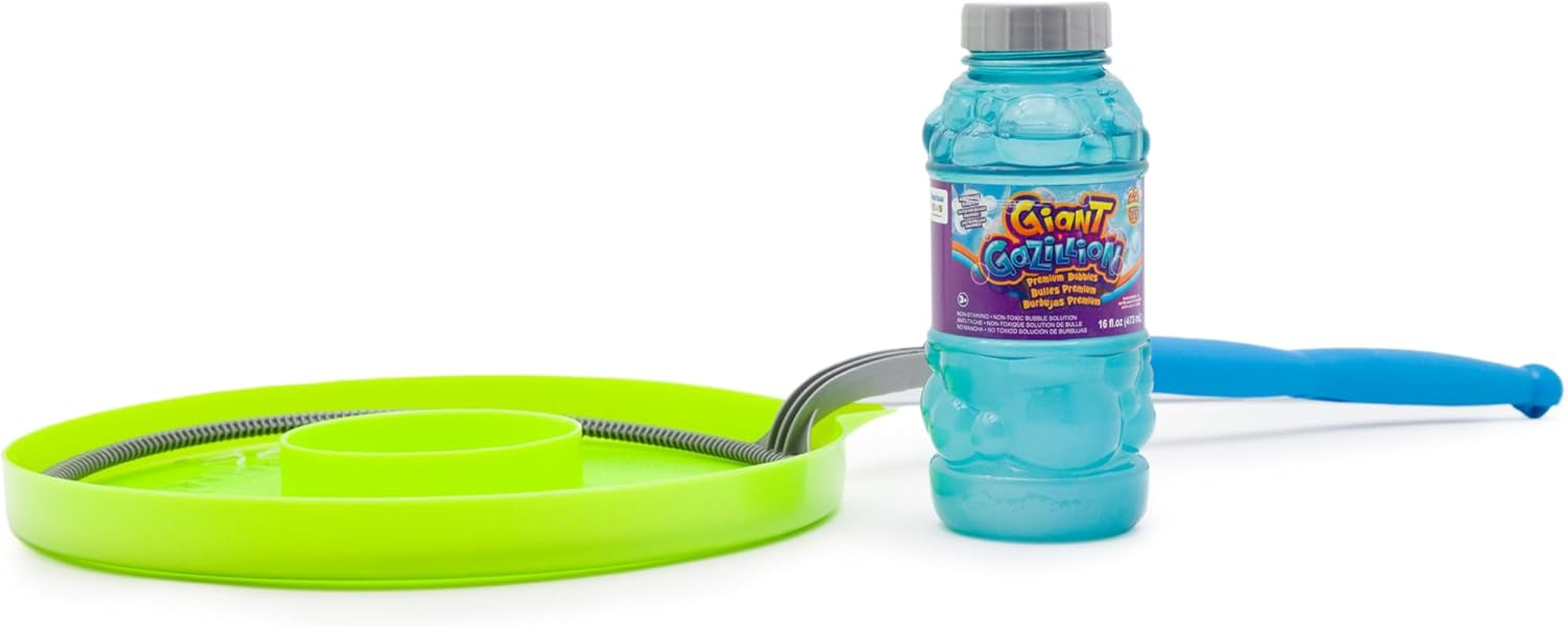 Gazillion Bubbles Incredible Bubble Wand - Make Gigantic Bubbles & Delight Friends W/ 16 Oz Giant Bubble Solution - for Age 3+ image number 6