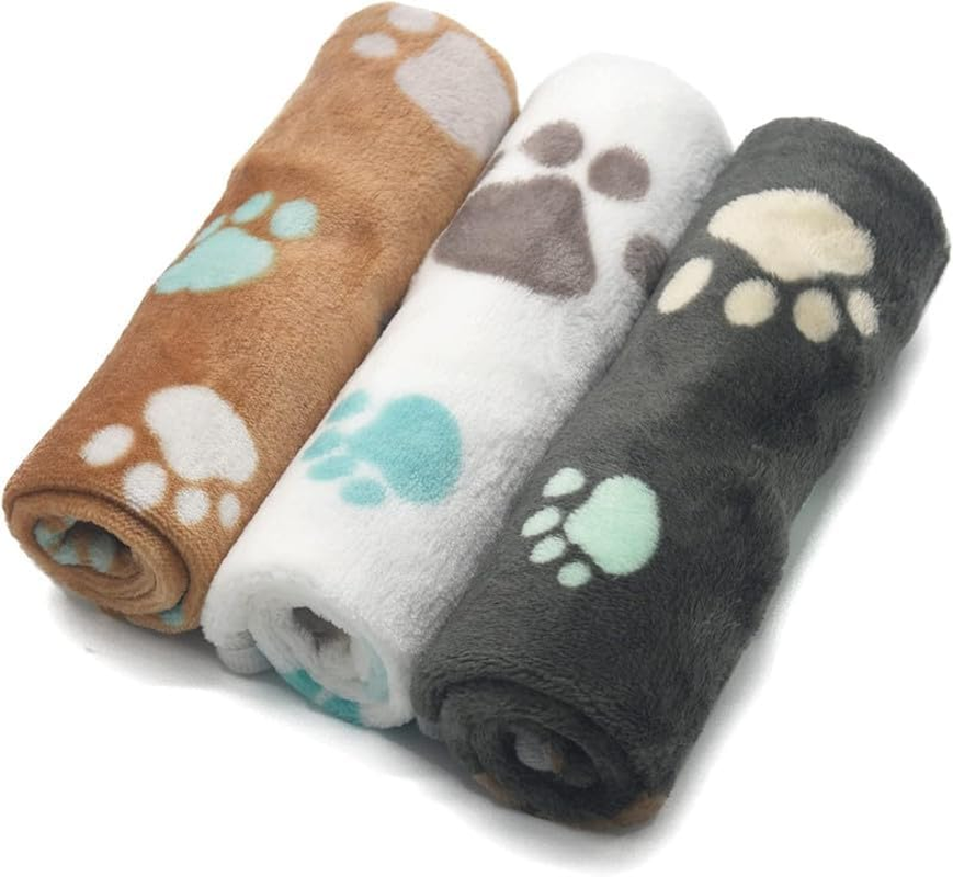 3Pcs Guinea Pig Blankets Small Animal Flannel Guinea Pig Cage Liners,Small Pet Sleep Blankets,Soft Puppy Sleep Blankets Small Puppy Sleep Blankets,Puppy Blankets Soft Warm Sleep Mat Puppy Blankets image number 4