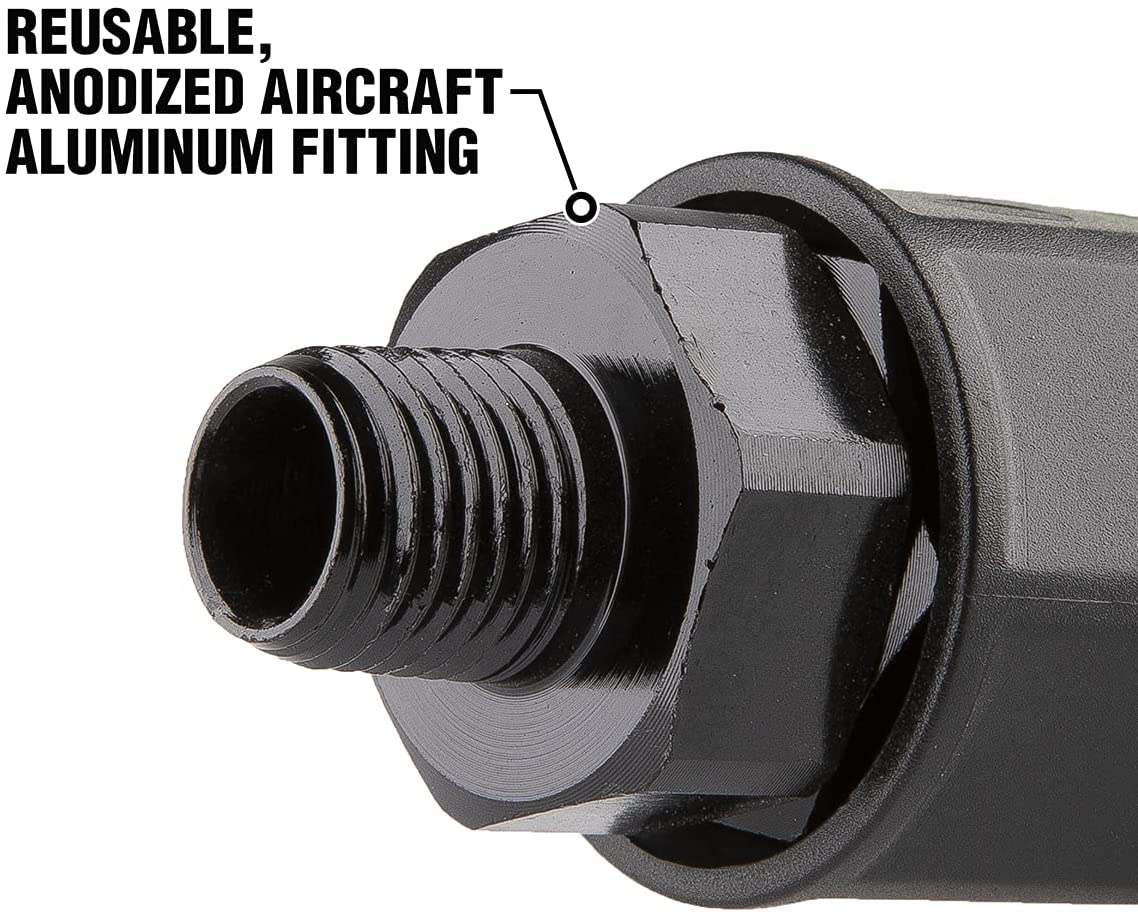 Flexzilla Pro Air Hose Reusable Fitting with Ball Swivel, 3/8 In. - RP900375BS - 3/8" (Inches), Pro Reusable Fitting image number 4