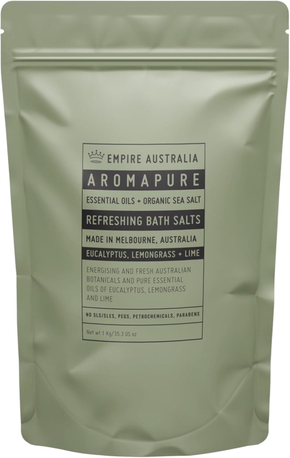 Empire Australia Empire Bath Salt Eucalyptus 1000G