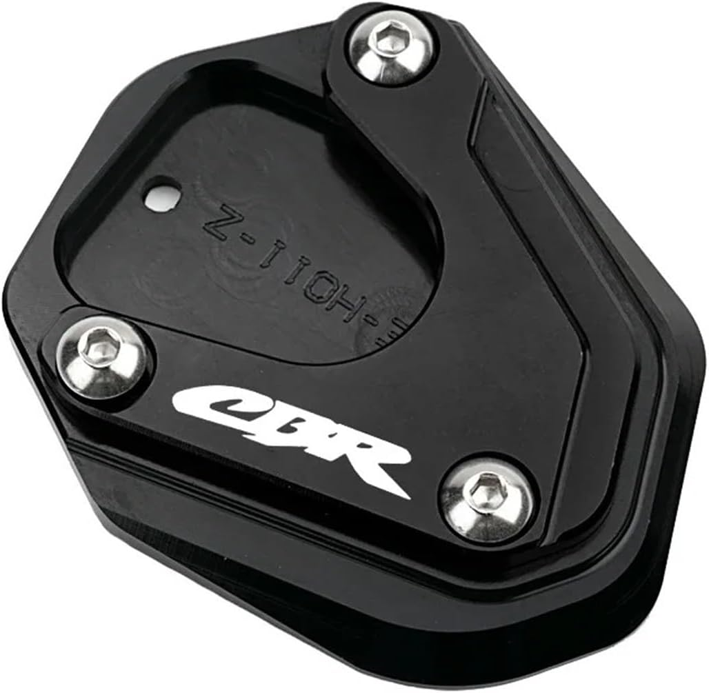 MKDRSRU Fit for H0Nda CBR650R CBR650F CBR 650R 650F CBR500R CBR300R 2014-2024 2025 Motorcycle Kickstand Extension Pad Side Stand Foot Plate(1 Pcs-Red)