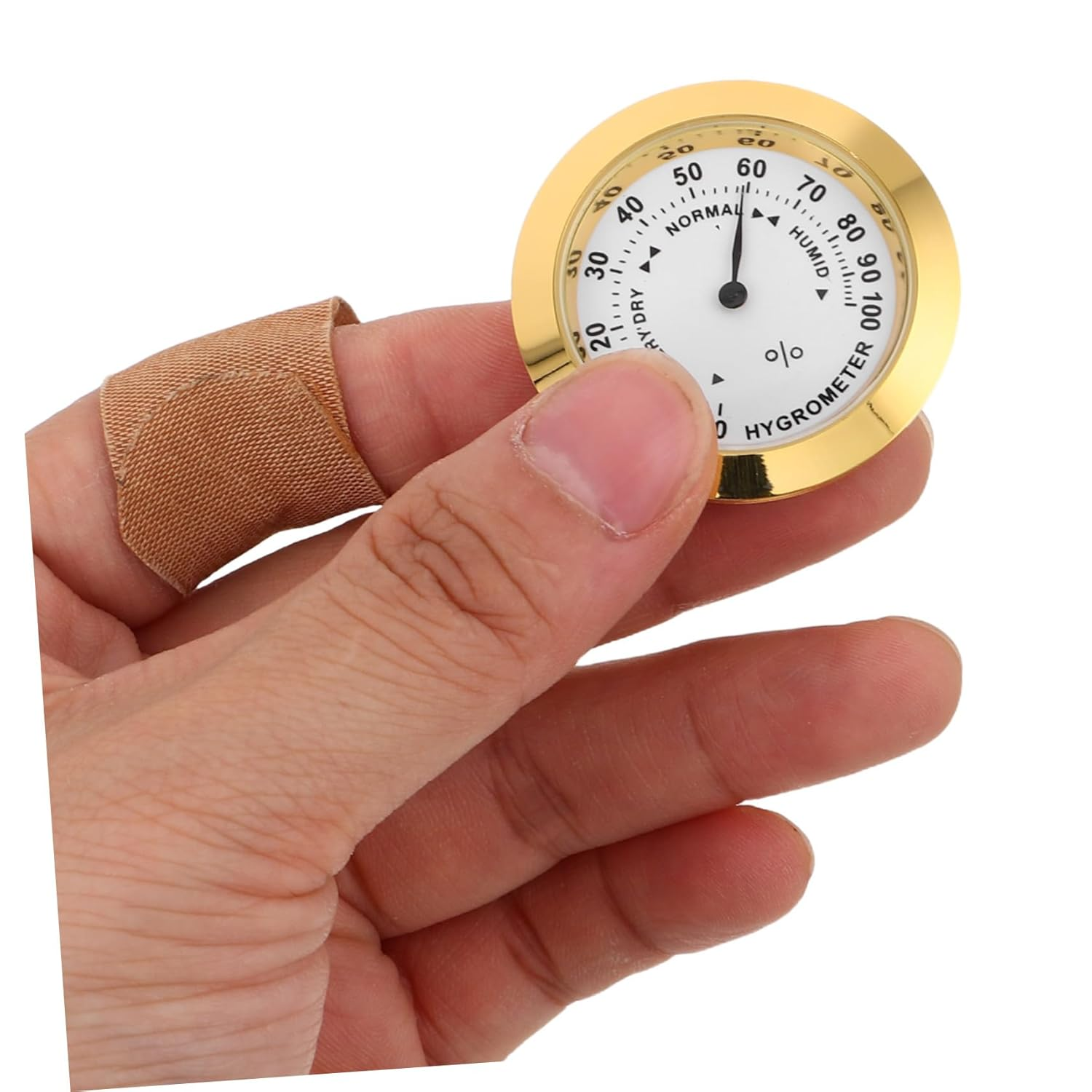 Totority 2Pcs Hygrometer Thermometer Compact Portable Humidity Gauge for Guitar Cases Pet Enclosures Closets Indoor Rooms with Easy Installation and Versatile Use image number 4