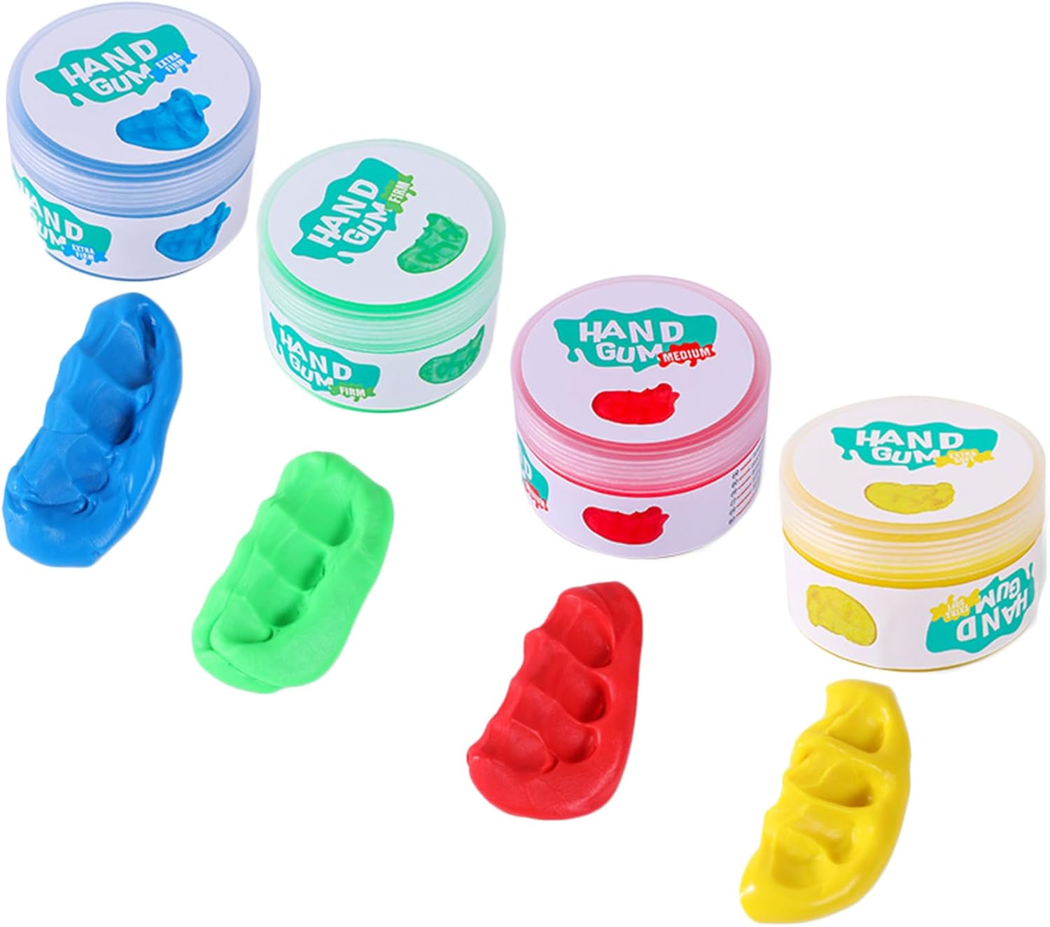 Hand Exercise Rehab Putty for Elderly & Arthritis, Therapy Putty for Grip Strength, Finger Stretch & Stress Relief, Sensory Fidget Tools for Seniors, Stroke Recovery & Hand Rehabilitation