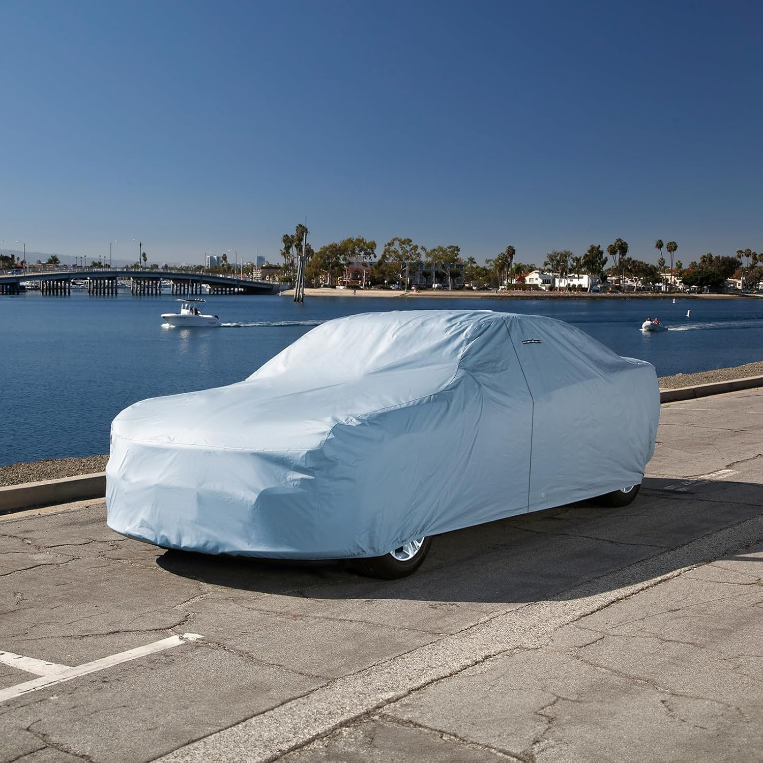 Icarcover Premium Car Cover for 1989-2005 Mazda Miata MX-5 Heavy Duty Waterproof All-Weather Automobiles Custom Fit Indoor Outdoor UV Snow Protection Covers with Straps and Bag image number 4