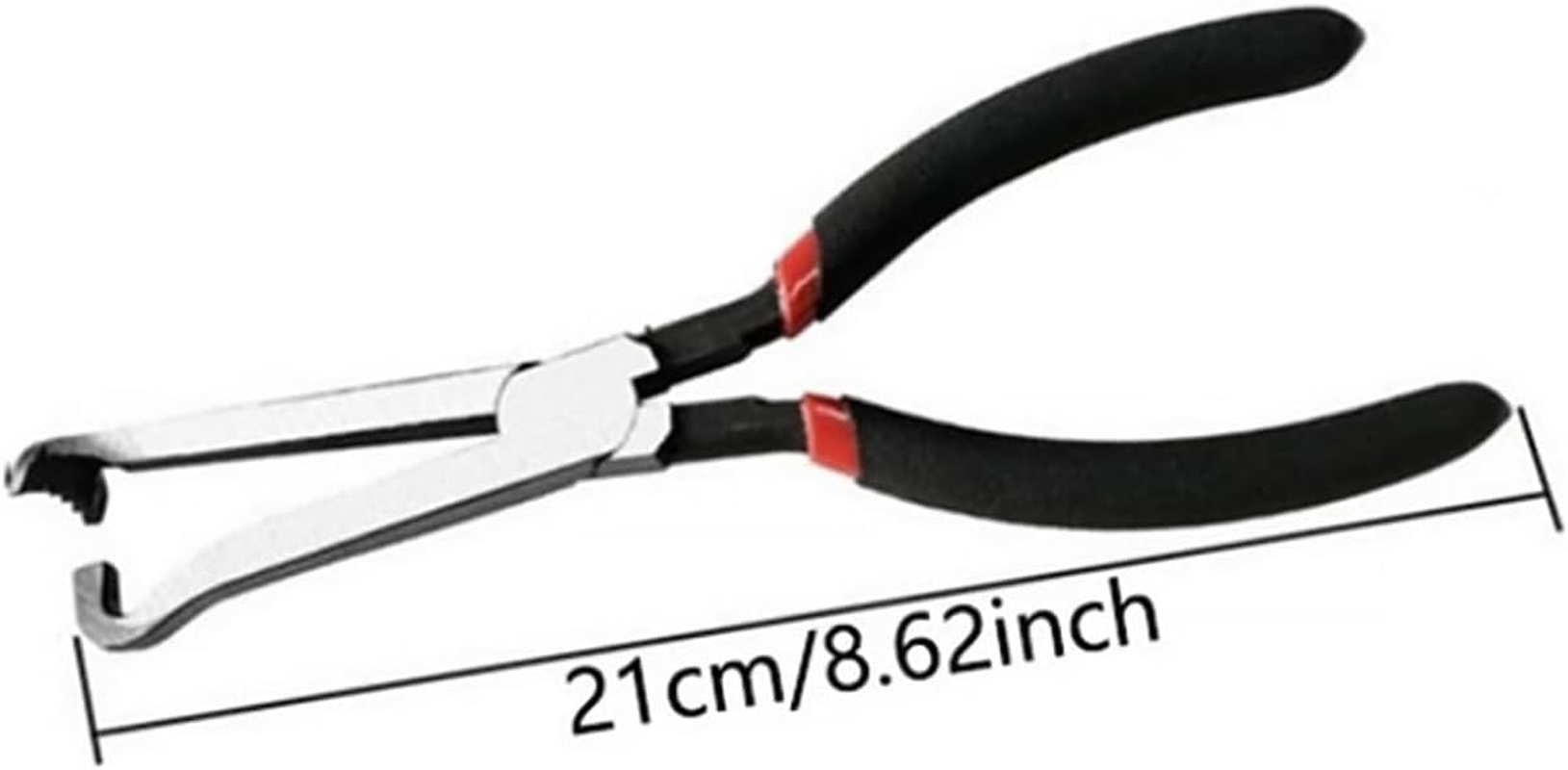 Disconnect Pliers,Automotive Electrical Connector, Electrical Plug Pliers, Connector Removal Tool, Automotive Hose Disconnect Tool for Push-Piece Plugs (Straight) image number 5
