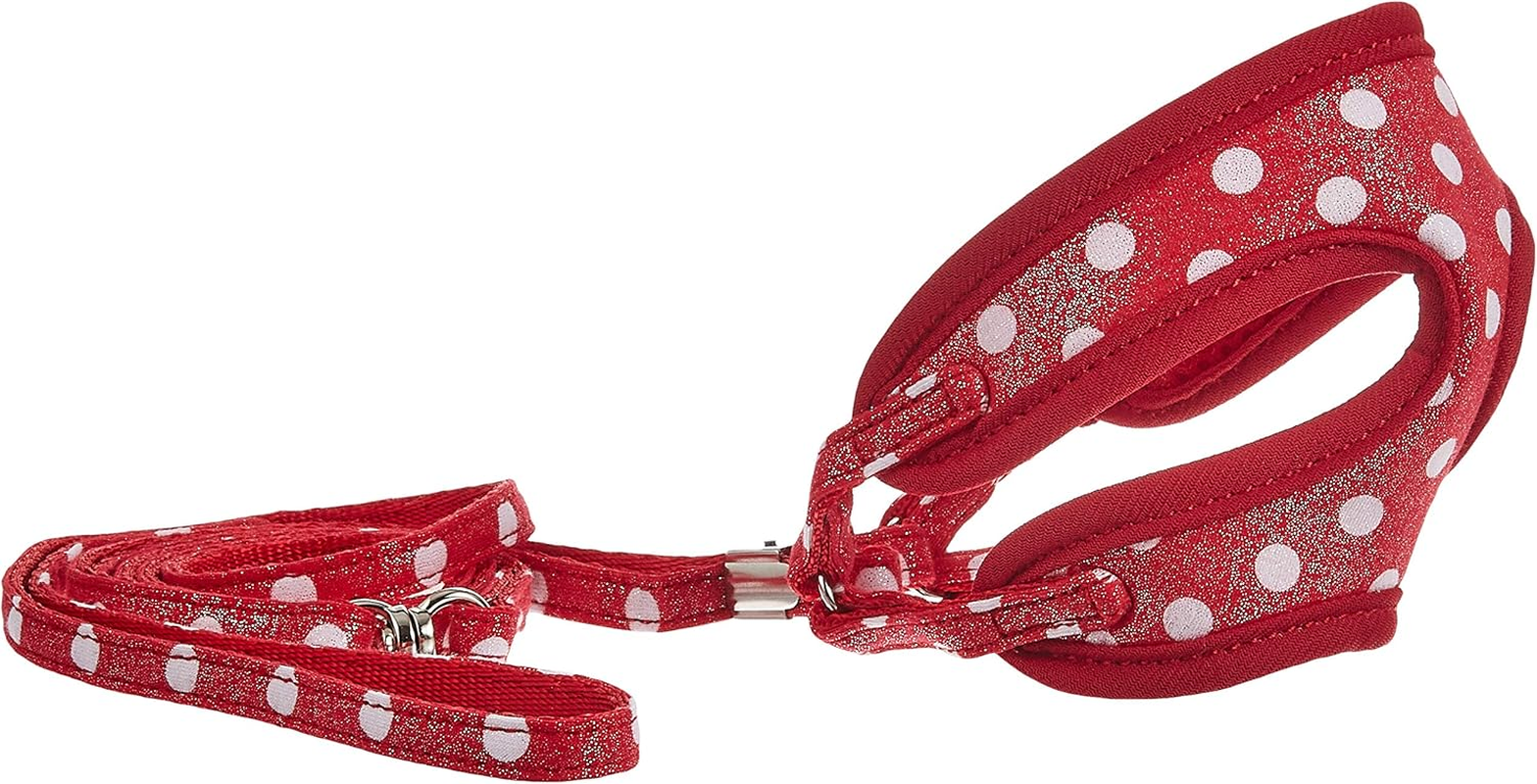 ONS Dot Soft Harness Lead 3S Black (Cat, Ultra Small Dog)