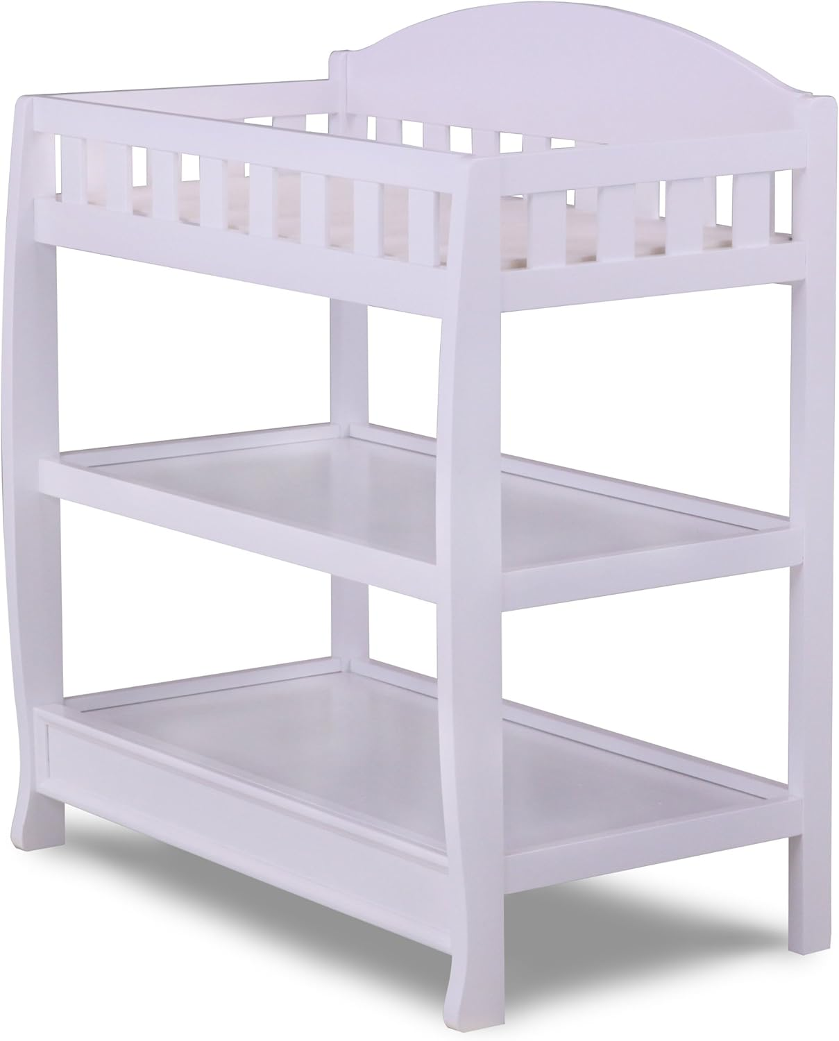 Delta Children Infant Changing Table with Pad, White image number 2