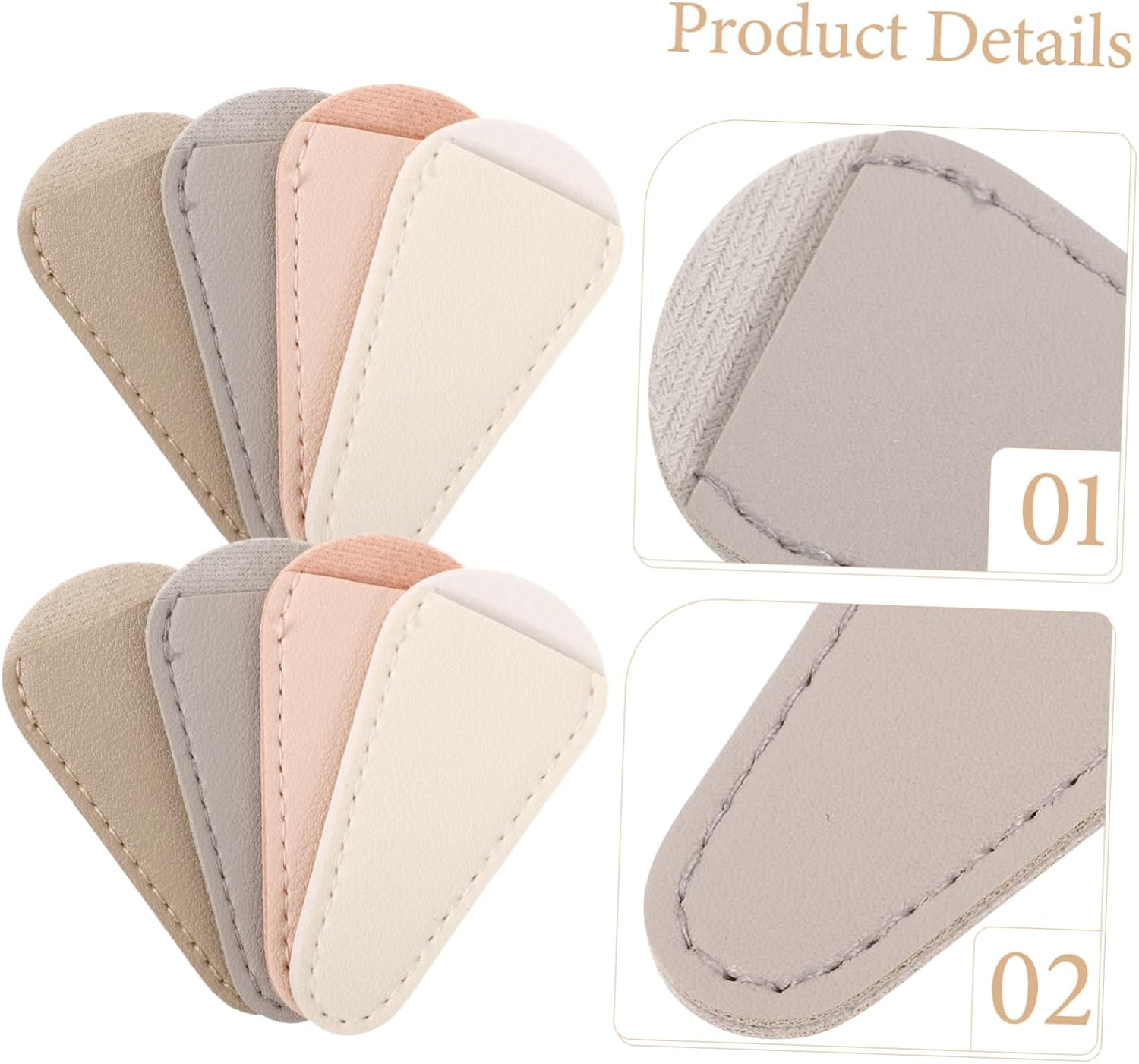 4Pcs Nail Cuticle Scissor Covers Soft PU Protective Caps for Manicure Nipper Tweezers Salon Tool Safety Stylish and Practical Nail Care Accessory image number 6