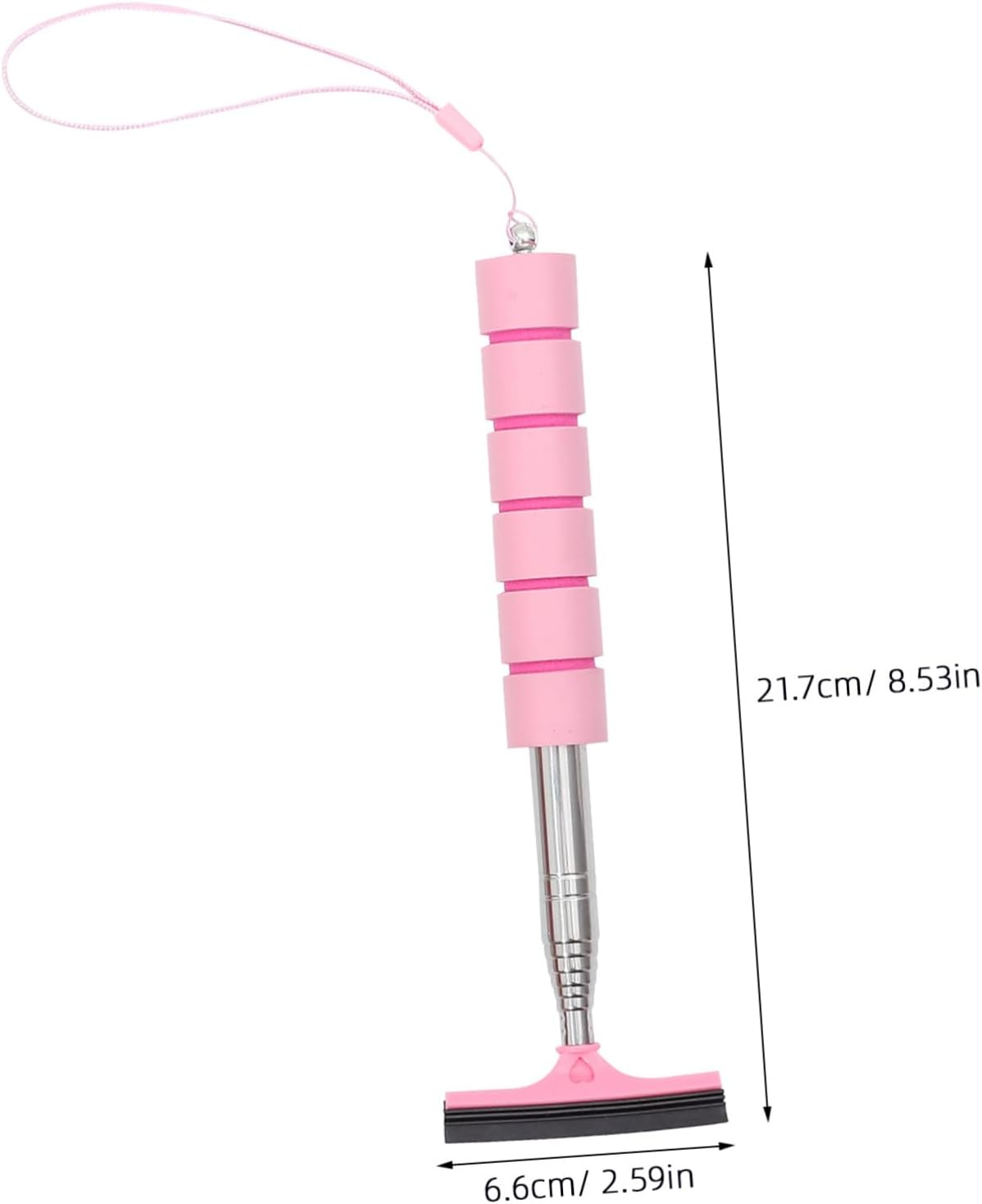 AKOOSY 3Pcs Retractable Car Window Cleaner Tool and Rear View Mirror Squeegee Set with Telescopic Handle, Mini Squeegee for Car Glass Cleaning, Suitable for Automotive Exterior Care image number 1