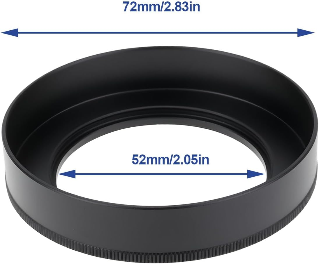 SING F LTD 52 Mm Camera Lens Lens Hood Compatible with Nikkor Z 40Mm F/2 S and Z 28Mm F/2.8 SE image number 6