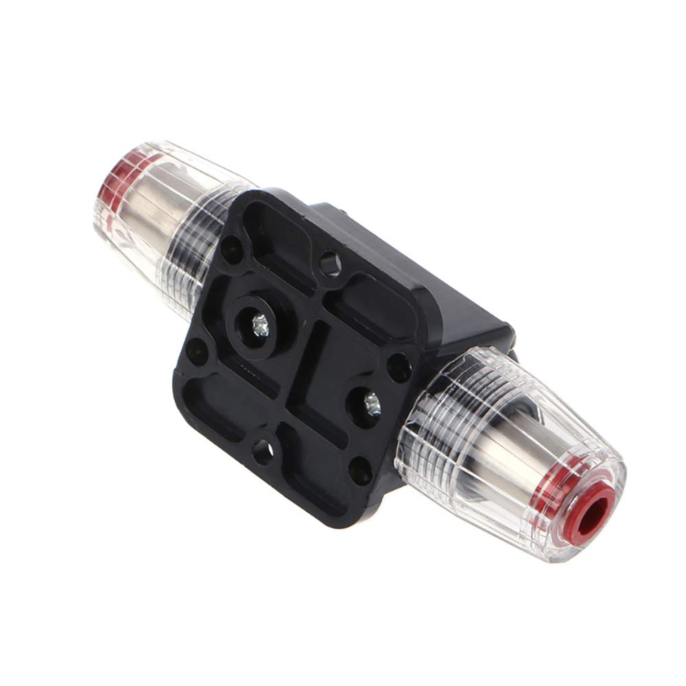 12V Circuit Breaker, Fuse Holder, Inline Fuse Block for Car Audio Solar Inverter System Protection,20A/30A/40A/50A/60A/80A/100A image number 4